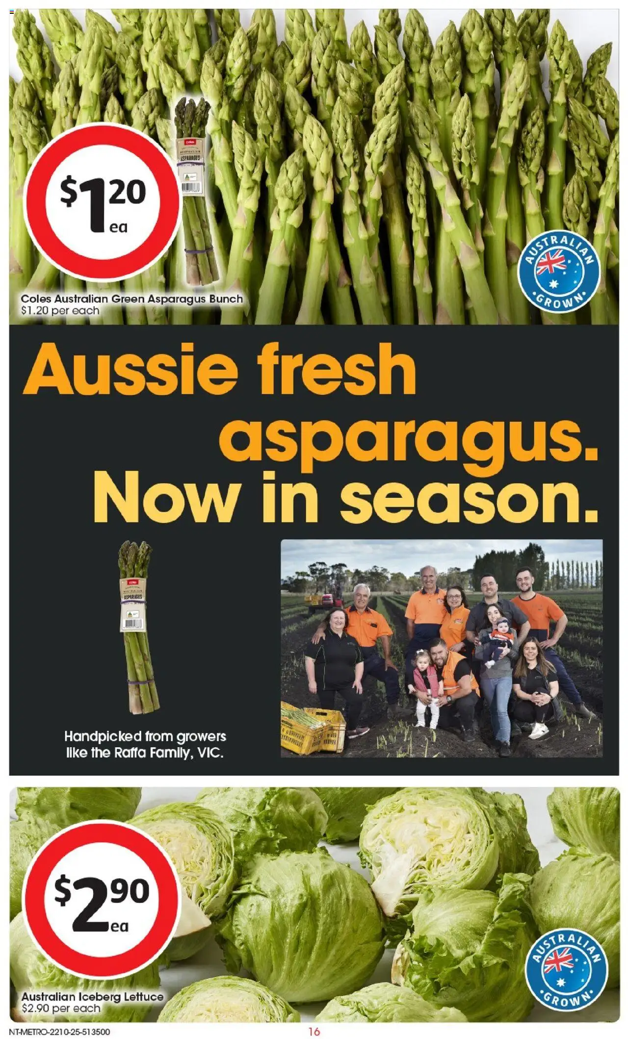 Coles catalogue - valid from 22.10.2025 | Page: 17 | Products: Lettuce Coles catalogue - valid from 22.10.2025 | Page: 17 | Products: Lettuce