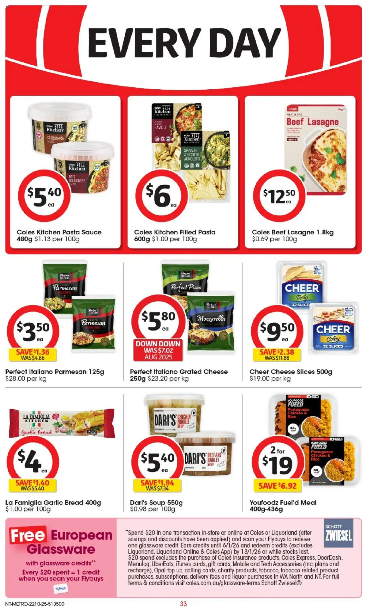 Coles catalogue - valid from 22.10.2025 | Page: 34 | Products: Pizza, Chicken, Pasta, Mobile Coles catalogue - valid from 22.10.2025 | Page: 34 | Products: Pizza, Chicken, Pasta, Mobile