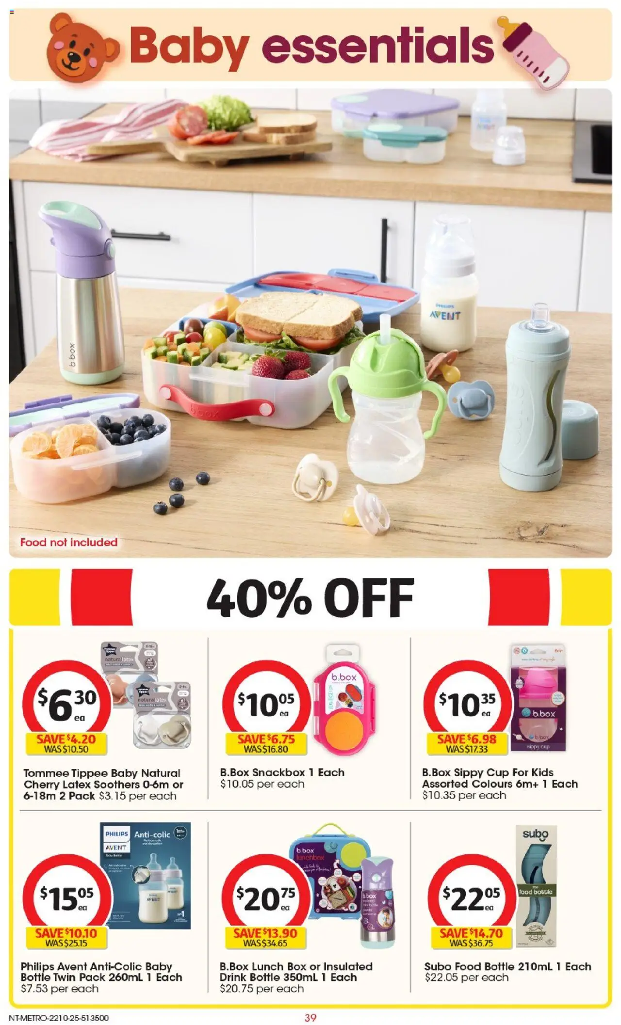 Coles catalogue - valid from 22.10.2025 | Page: 40 | Products: Box Coles catalogue - valid from 22.10.2025 | Page: 40 | Products: Box