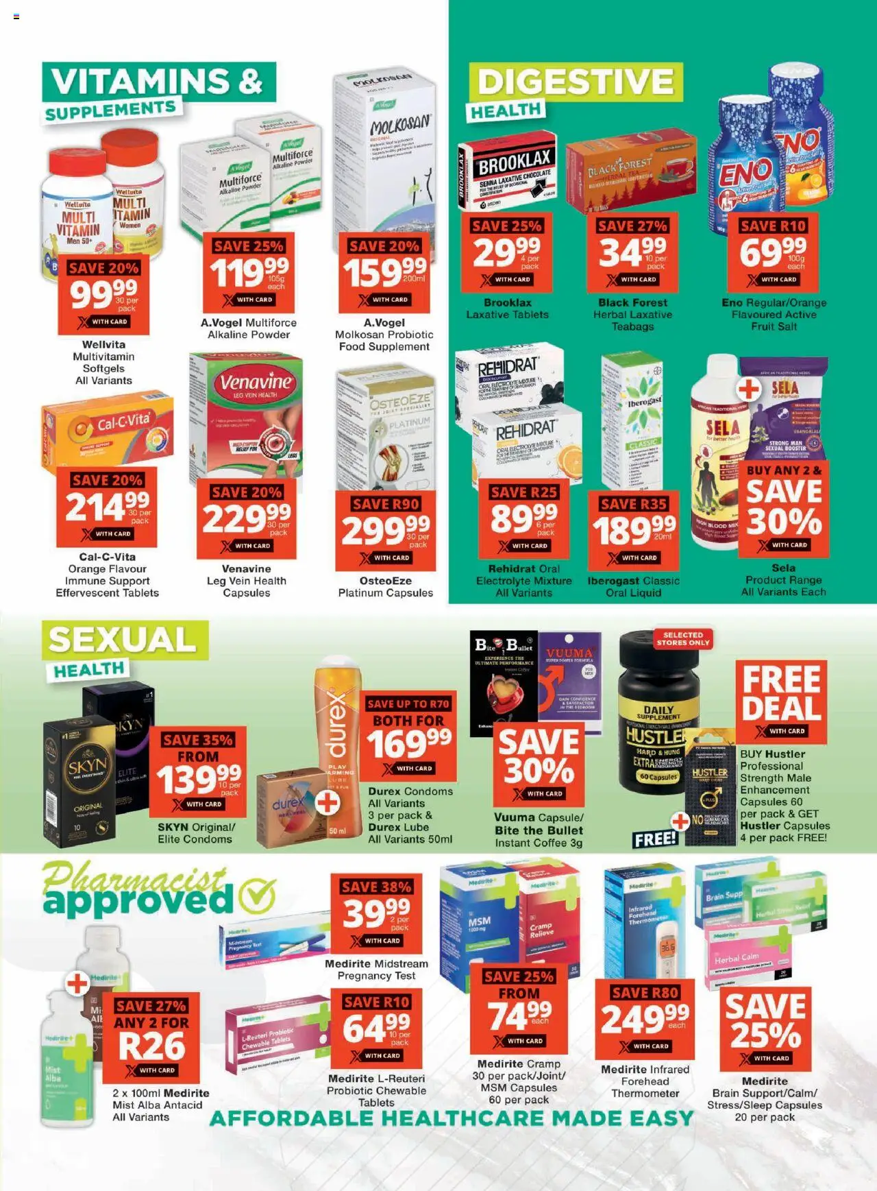 New Checkers catalogue – valid from 20.10.2025 | Page: 3 | Products: Thermometer, Chocolate, Tea, Estuche organizador de viaje