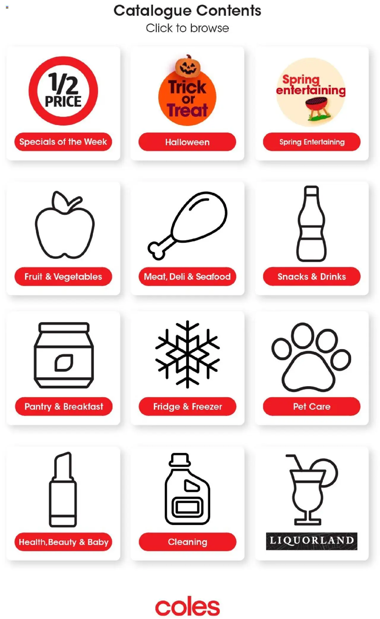 Coles catalogue - valid from 22.10.2025 | Page: 2 | Products: Vegetables, Seafood, Fridge, Freezer Coles catalogue - valid from 22.10.2025 | Page: 2 | Products: Vegetables, Seafood, Fridge, Freezer