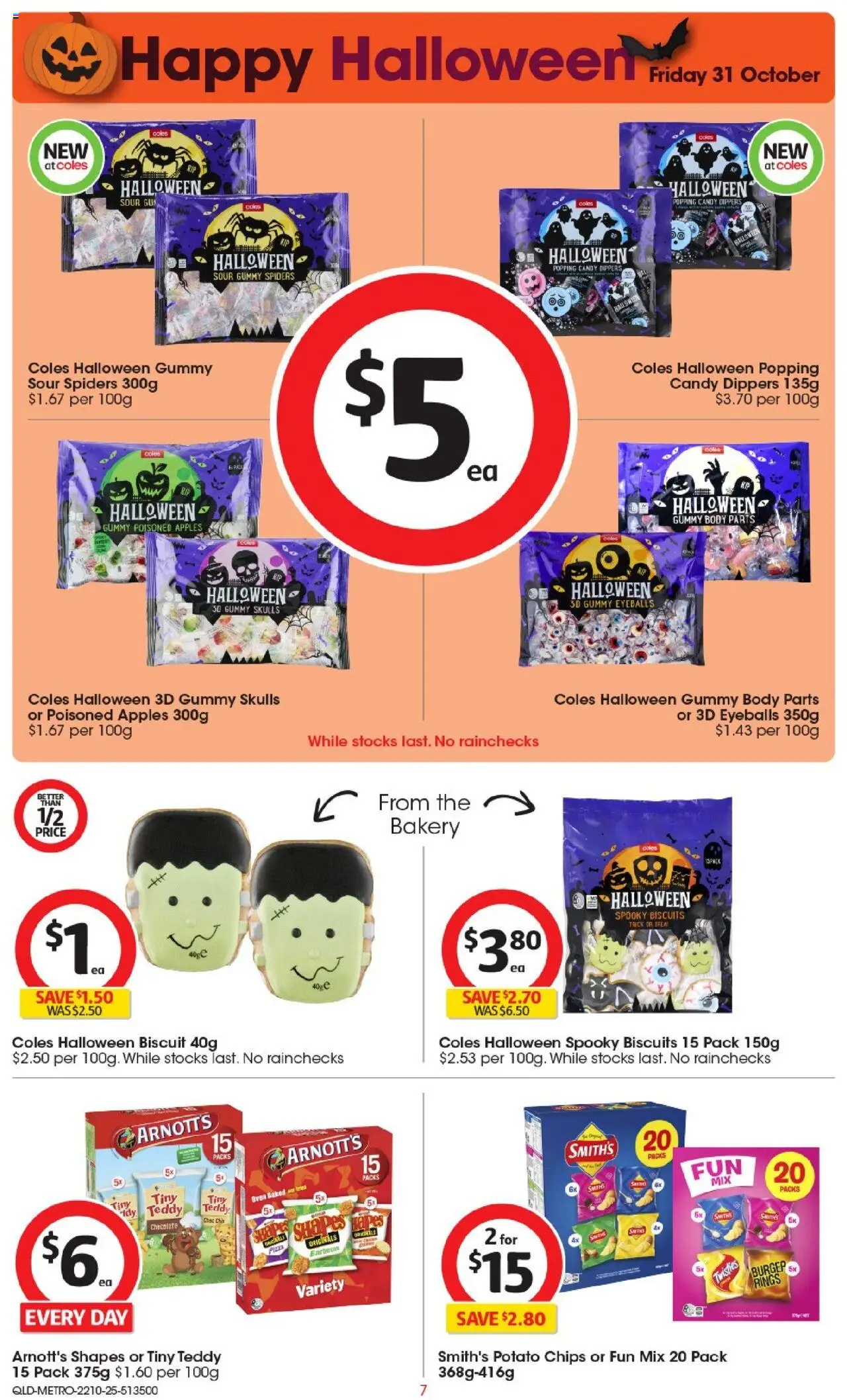 Coles catalogue - valid from 22.10.2025 | Page: 8 | Products: Pizza, Chips, Biscuits, Oven Coles catalogue - valid from 22.10.2025 | Page: 8 | Products: Pizza, Chips, Biscuits, Oven