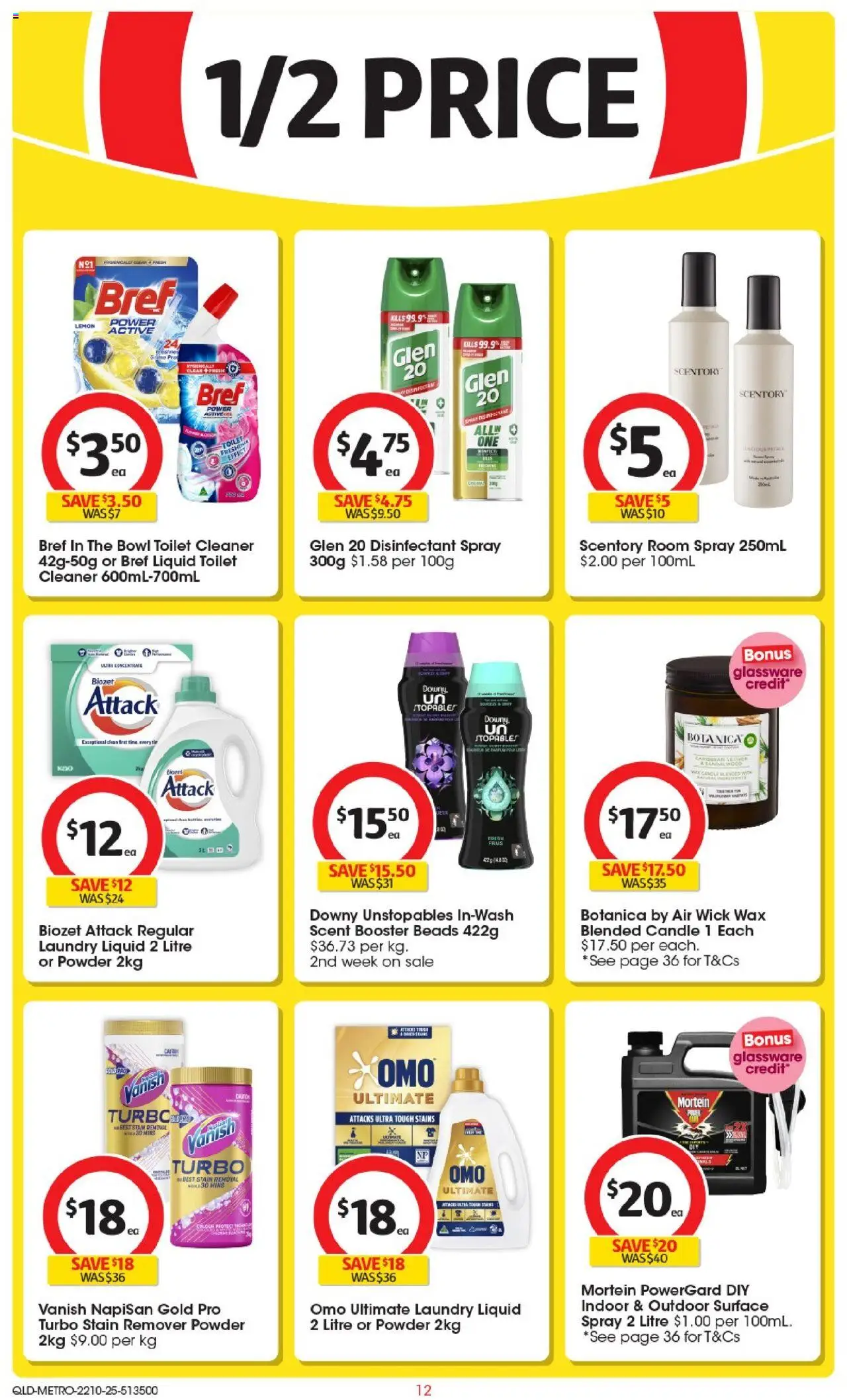 Coles catalogue - valid from 22.10.2025 | Page: 13 | Products: Powder, Cleaner, Wood, Candle Coles catalogue - valid from 22.10.2025 | Page: 13 | Products: Powder, Cleaner, Wood, Candle