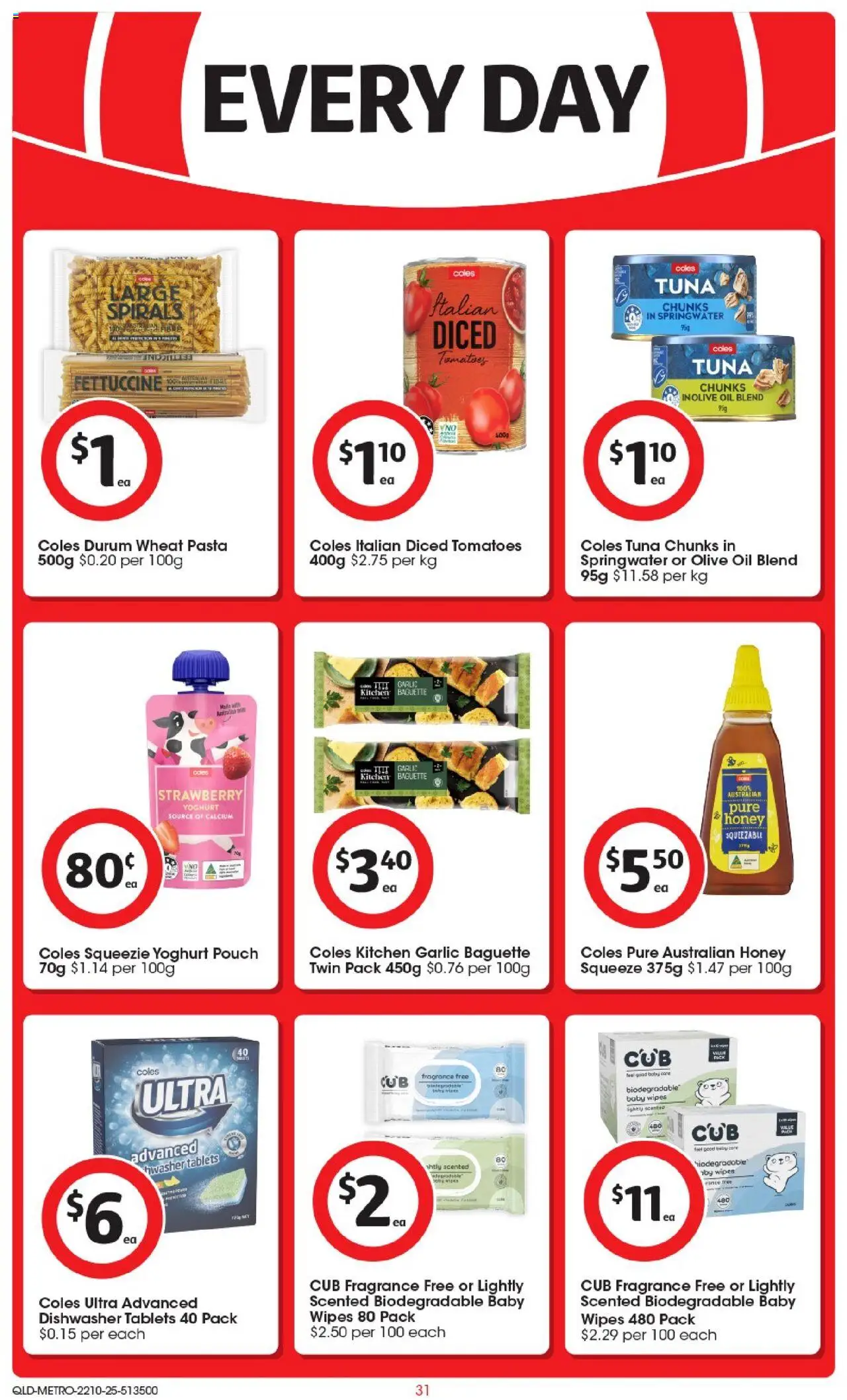 Coles catalogue - valid from 22.10.2025 | Page: 32 | Products: Fragrance, Garlic, Tuna, Dishwasher Coles catalogue - valid from 22.10.2025 | Page: 32 | Products: Fragrance, Garlic, Tuna, Dishwasher