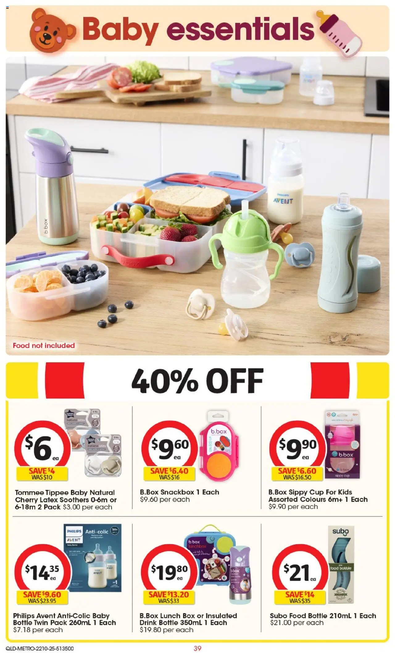 Coles catalogue - valid from 22.10.2025 | Page: 40 | Products: Box Coles catalogue - valid from 22.10.2025 | Page: 40 | Products: Box