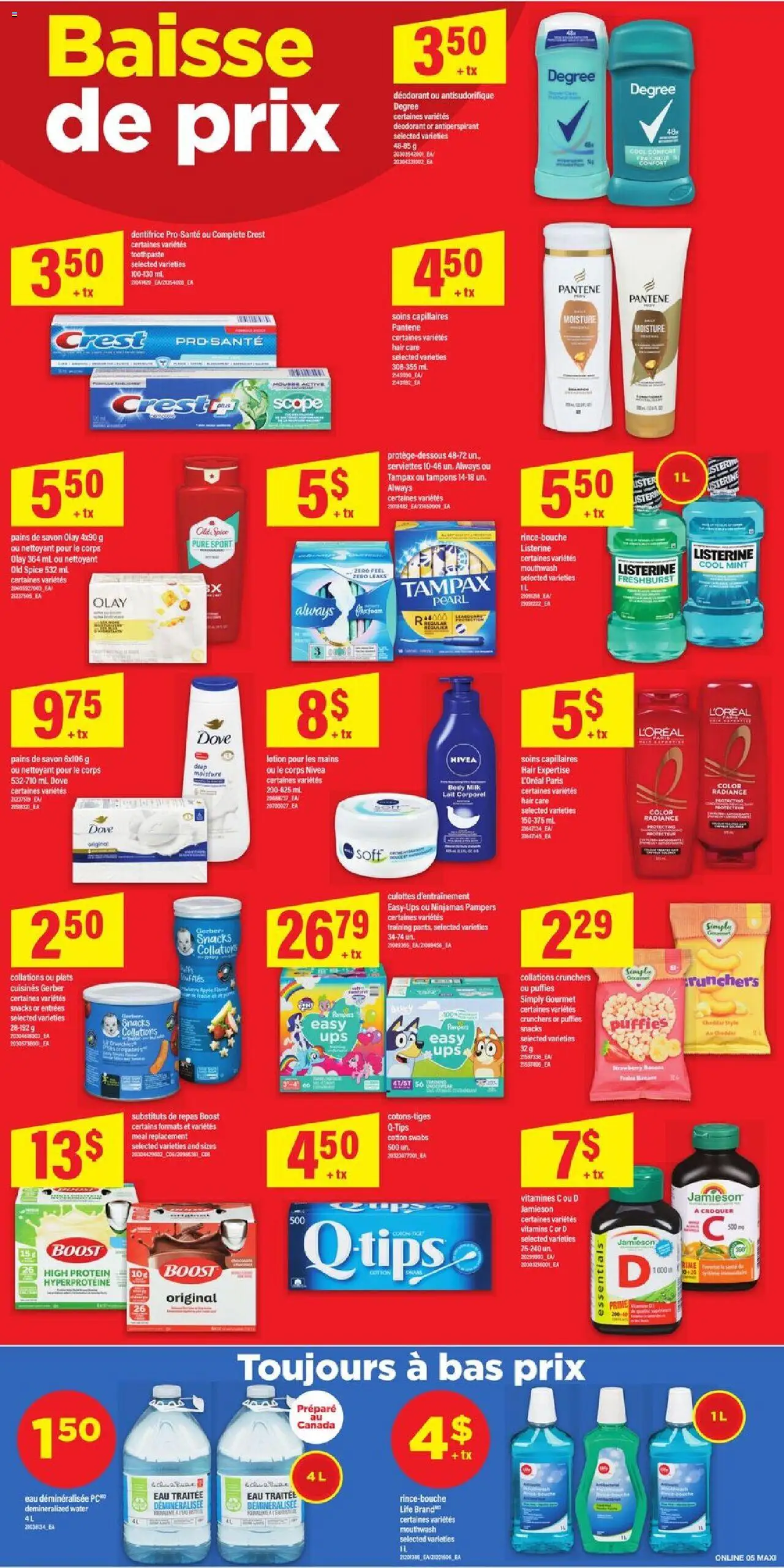 Maxi flyer valid from 23.10.2025 | Page: 10 | Products: Deodorant, Antiperspirant, Toothpaste, Mouthwash Maxi flyer valid from 23.10.2025 | Page: 10 | Products: Deodorant, Antiperspirant, Toothpaste, Mouthwash