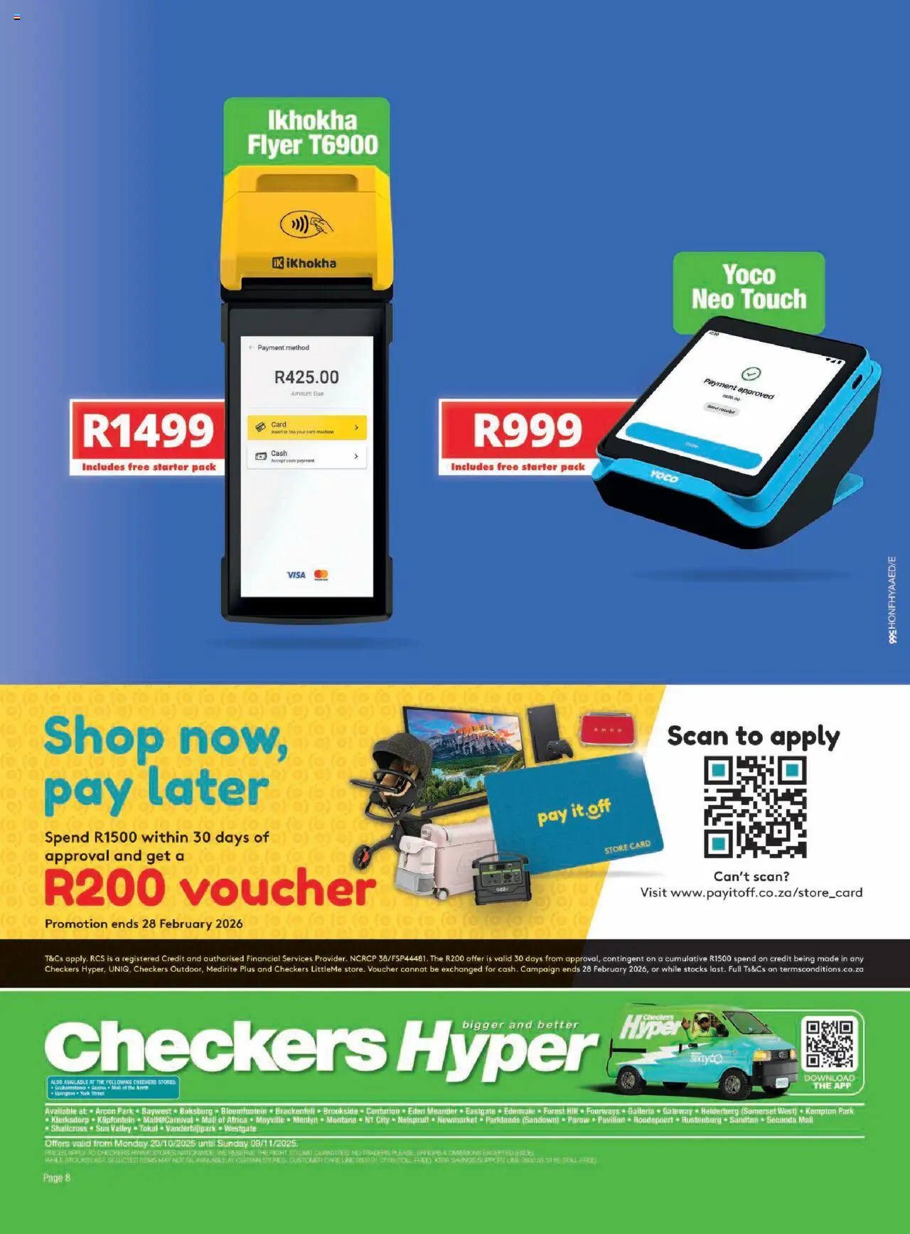 New Checkers catalogue – valid from 20.10.2025 | Page: 8 New Checkers catalogue – valid from 20.10.2025 | Page: 8