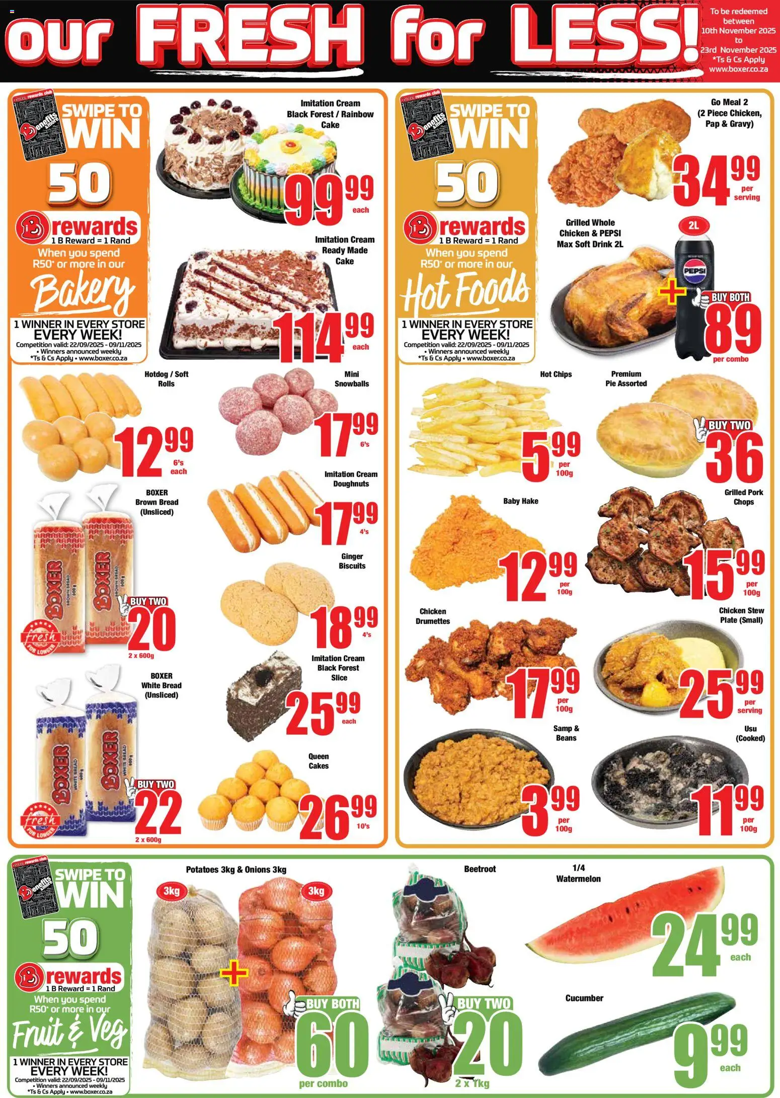 New Boxer catalogue – valid from 23.10.2025 | Page: 3 | Products: Pork, Chips, Gravy, Potatoes New Boxer catalogue – valid from 23.10.2025 | Page: 3 | Products: Pork, Chips, Gravy, Potatoes