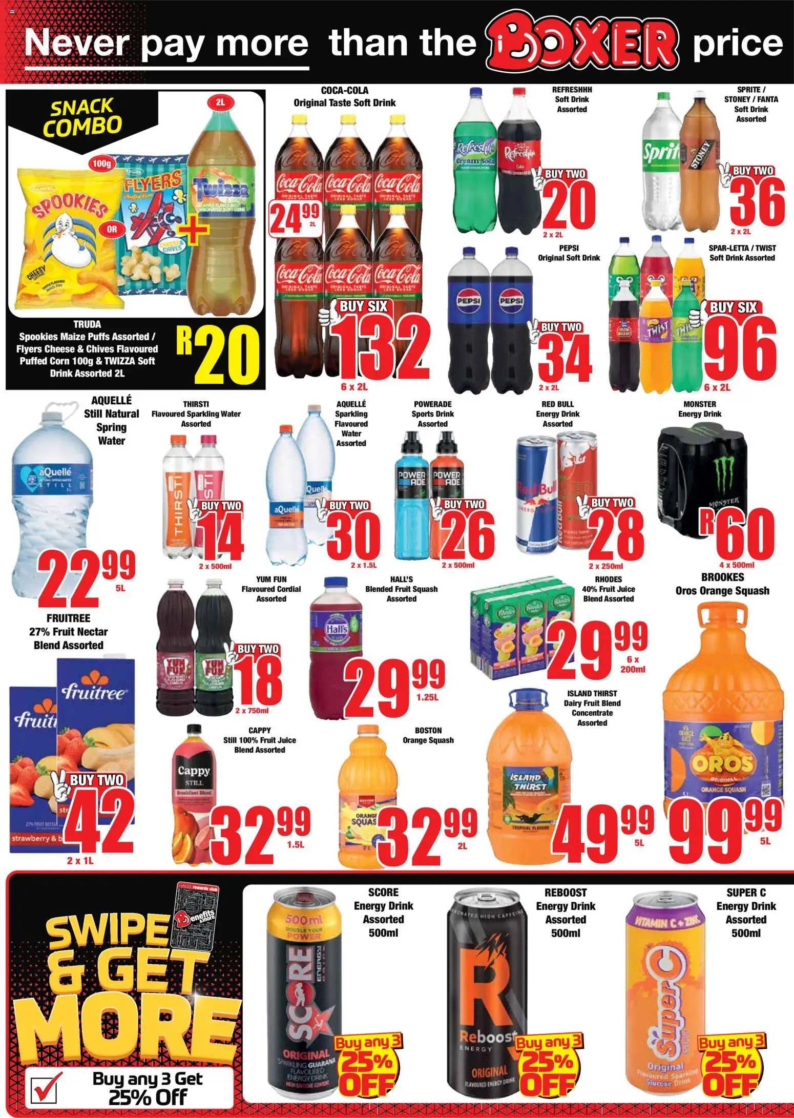 New Boxer catalogue – valid from 23.10.2025 | Page: 6 | Products: Cheese, Fanta, Cream, Water New Boxer catalogue – valid from 23.10.2025 | Page: 6 | Products: Cheese, Fanta, Cream, Water