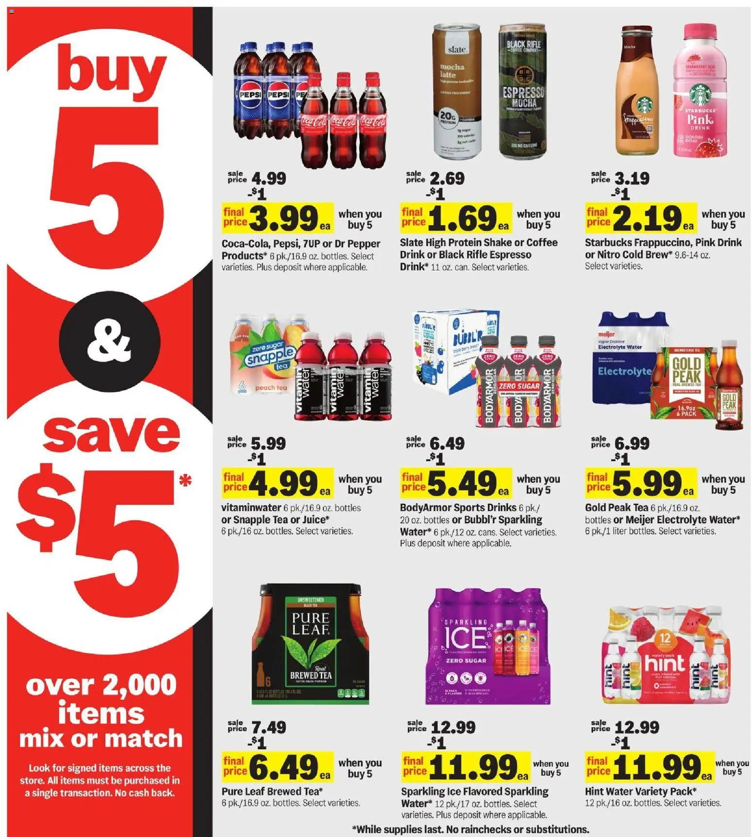Meijer Weekly Ad - MI - valid from 22.10.2025 | Page: 13 | Products: Tea, Water, Sugar, Pepper Meijer Weekly Ad - MI - valid from 22.10.2025 | Page: 13 | Products: Tea, Water, Sugar, Pepper