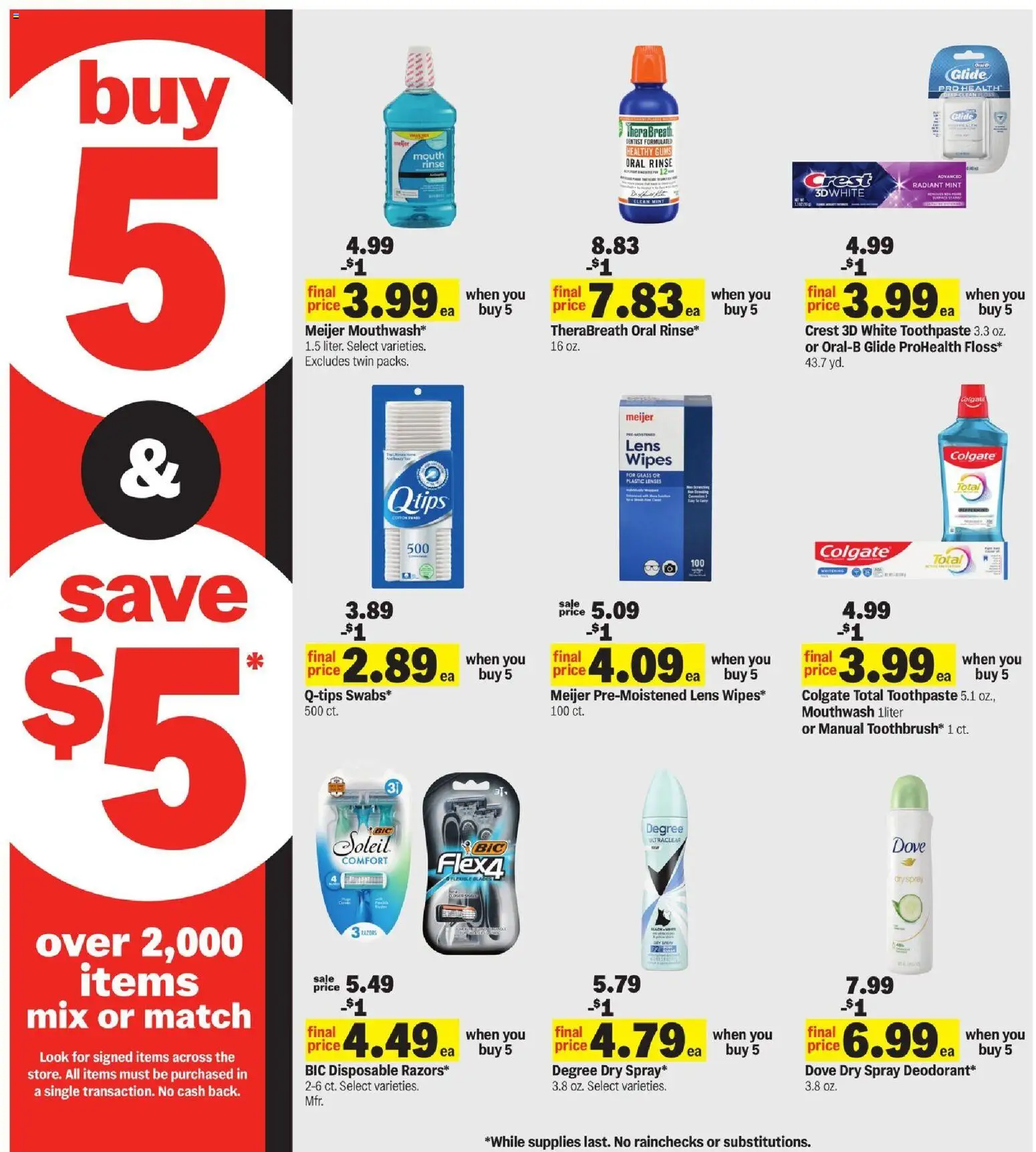 Meijer Weekly Ad - MI - valid from 22.10.2025 | Page: 18 | Products: Toothpaste, Mouthwash Meijer Weekly Ad - MI - valid from 22.10.2025 | Page: 18 | Products: Toothpaste, Mouthwash