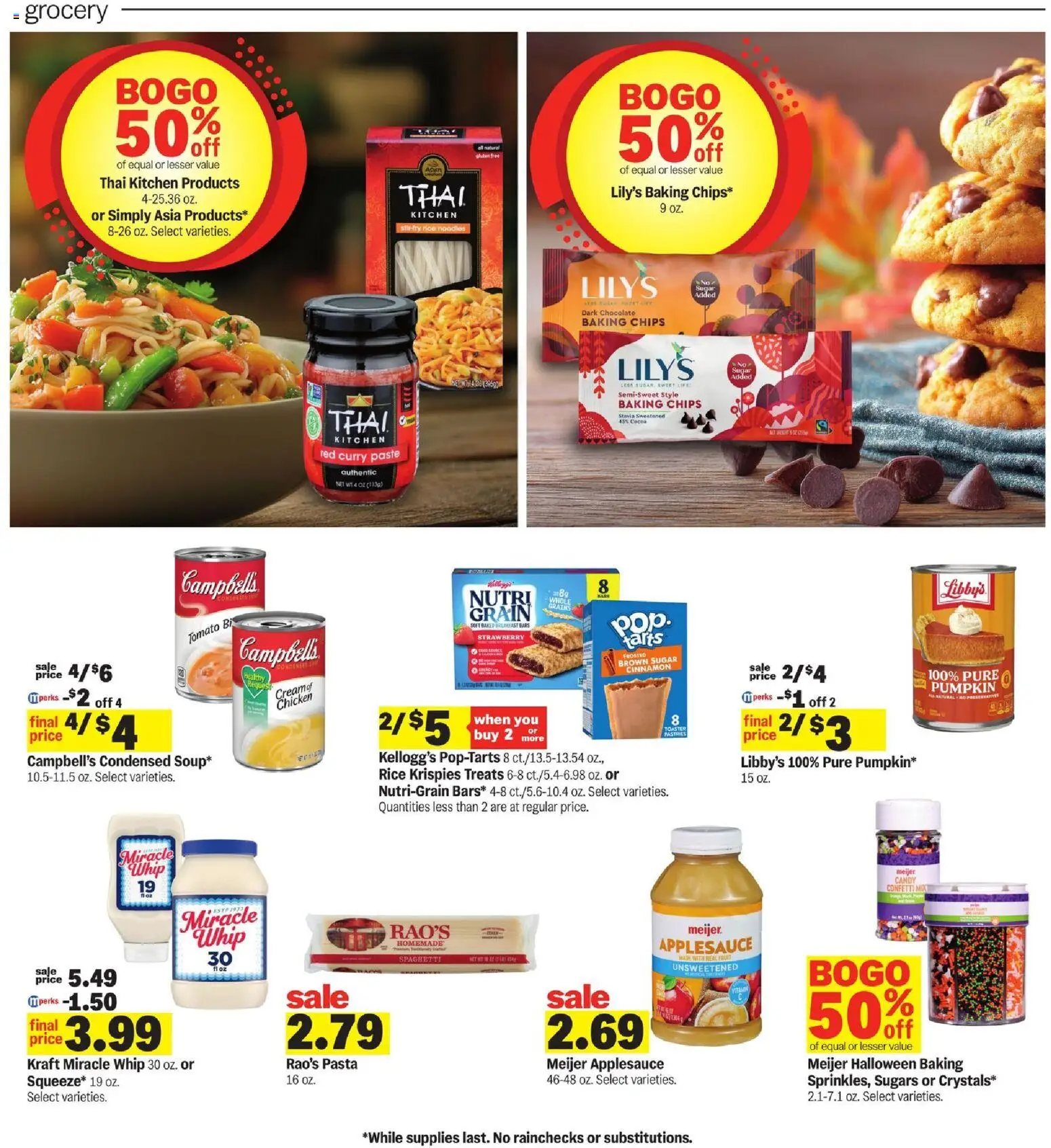 Meijer Weekly Ad - MI - valid from 22.10.2025 | Page: 23 | Products: Toaster, Noodles, Pasta, Sugar Meijer Weekly Ad - MI - valid from 22.10.2025 | Page: 23 | Products: Toaster, Noodles, Pasta, Sugar