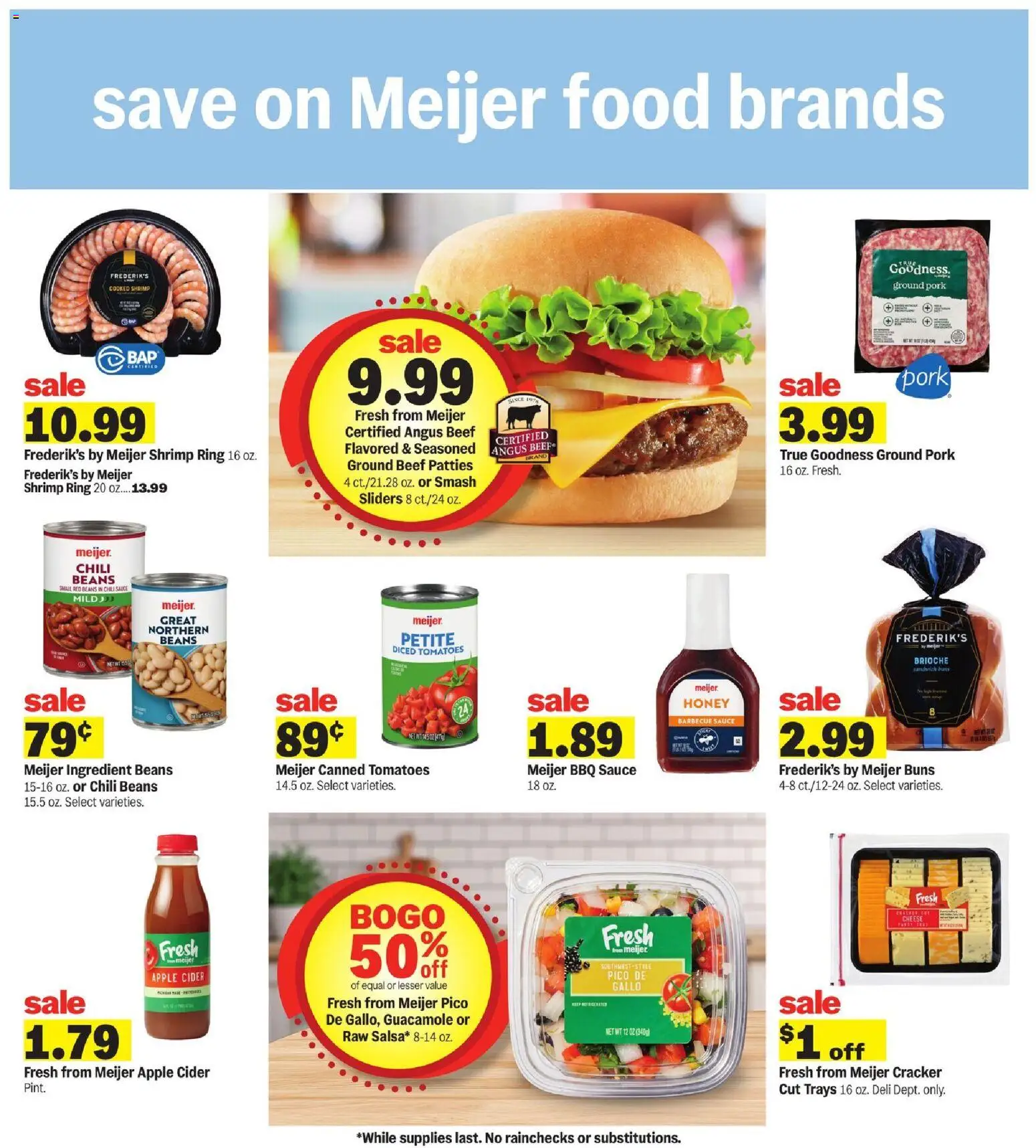 Meijer Weekly Ad - MI - valid from 22.10.2025 | Page: 26 | Products: Ring, Cheese, Pork, Sauce Meijer Weekly Ad - MI - valid from 22.10.2025 | Page: 26 | Products: Ring, Cheese, Pork, Sauce