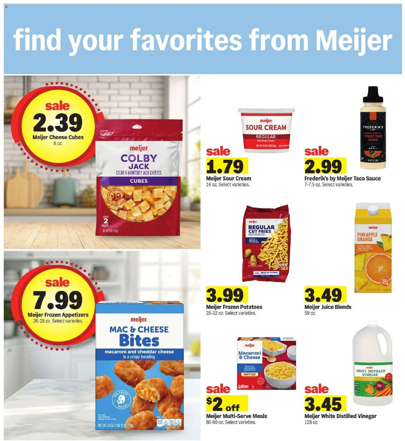 Meijer Weekly Ad - MI - valid from 22.10.2025 | Page: 27 | Products: Juice, Cream, Potatoes, Sauce Meijer Weekly Ad - MI - valid from 22.10.2025 | Page: 27 | Products: Juice, Cream, Potatoes, Sauce