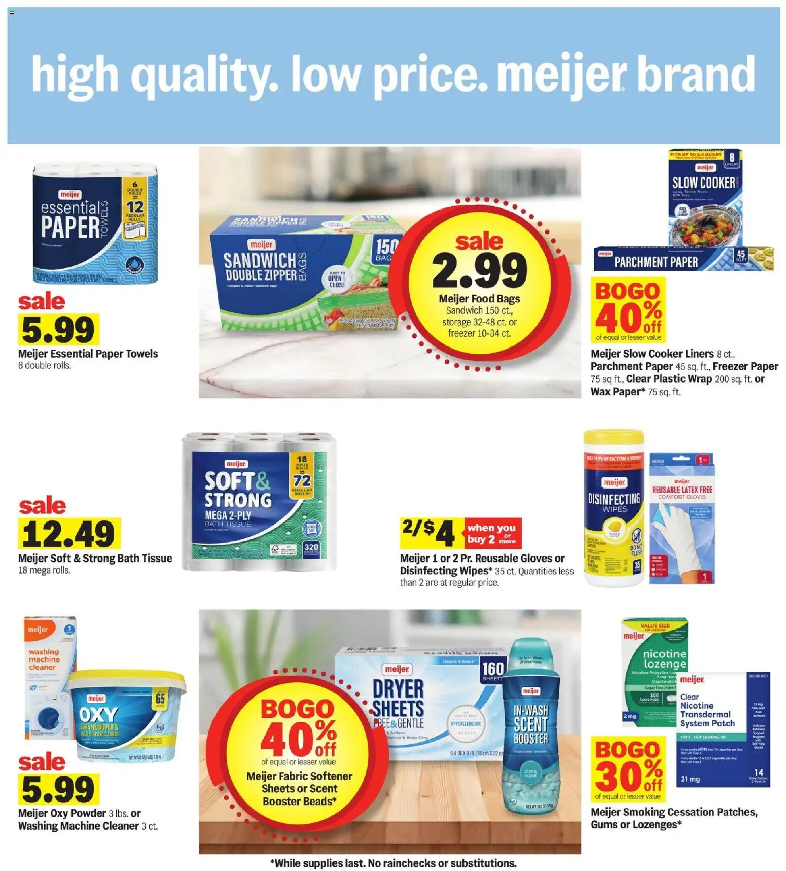 Meijer Weekly Ad - MI - valid from 22.10.2025 | Page: 29 | Products: Cooker, Sheet, Freezer, Washing machine Meijer Weekly Ad - MI - valid from 22.10.2025 | Page: 29 | Products: Cooker, Sheet, Freezer, Washing machine