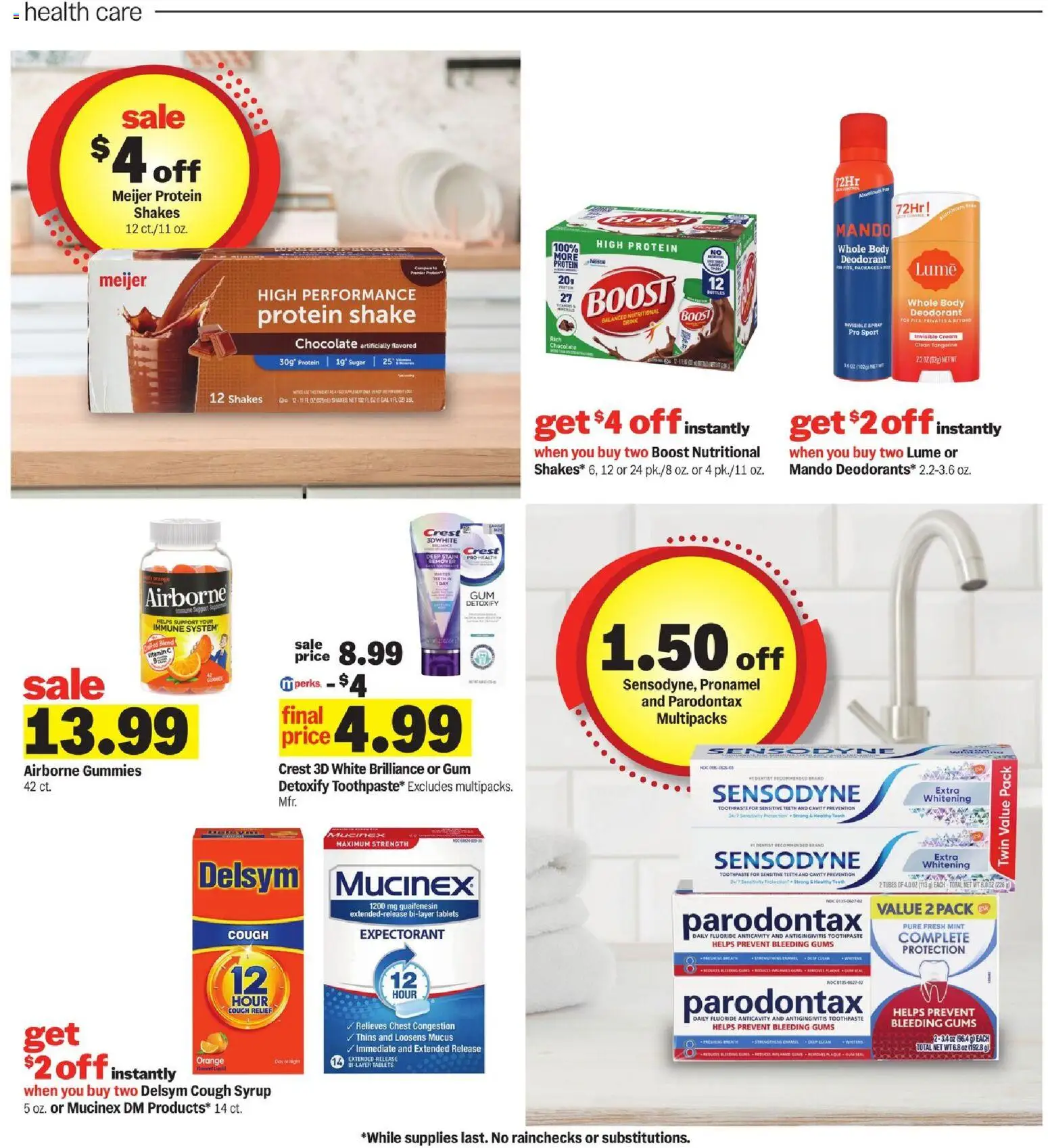 Meijer Weekly Ad - MI - valid from 22.10.2025 | Page: 36 | Products: Chocolate, Deodorant, Toothpaste, Sugar Meijer Weekly Ad - MI - valid from 22.10.2025 | Page: 36 | Products: Chocolate, Deodorant, Toothpaste, Sugar