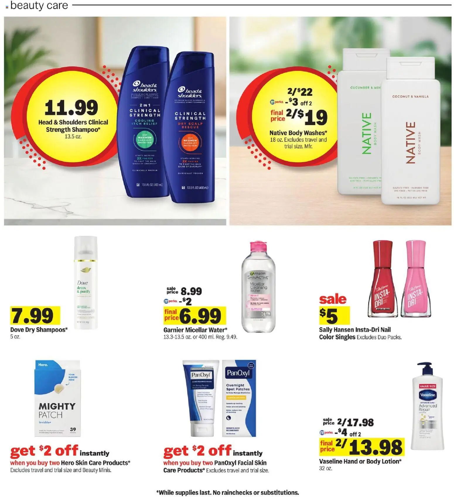 Meijer Weekly Ad - MI - valid from 22.10.2025 | Page: 38 | Products: Nail, Conditioner, Body Wash, Water Meijer Weekly Ad - MI - valid from 22.10.2025 | Page: 38 | Products: Nail, Conditioner, Body Wash, Water