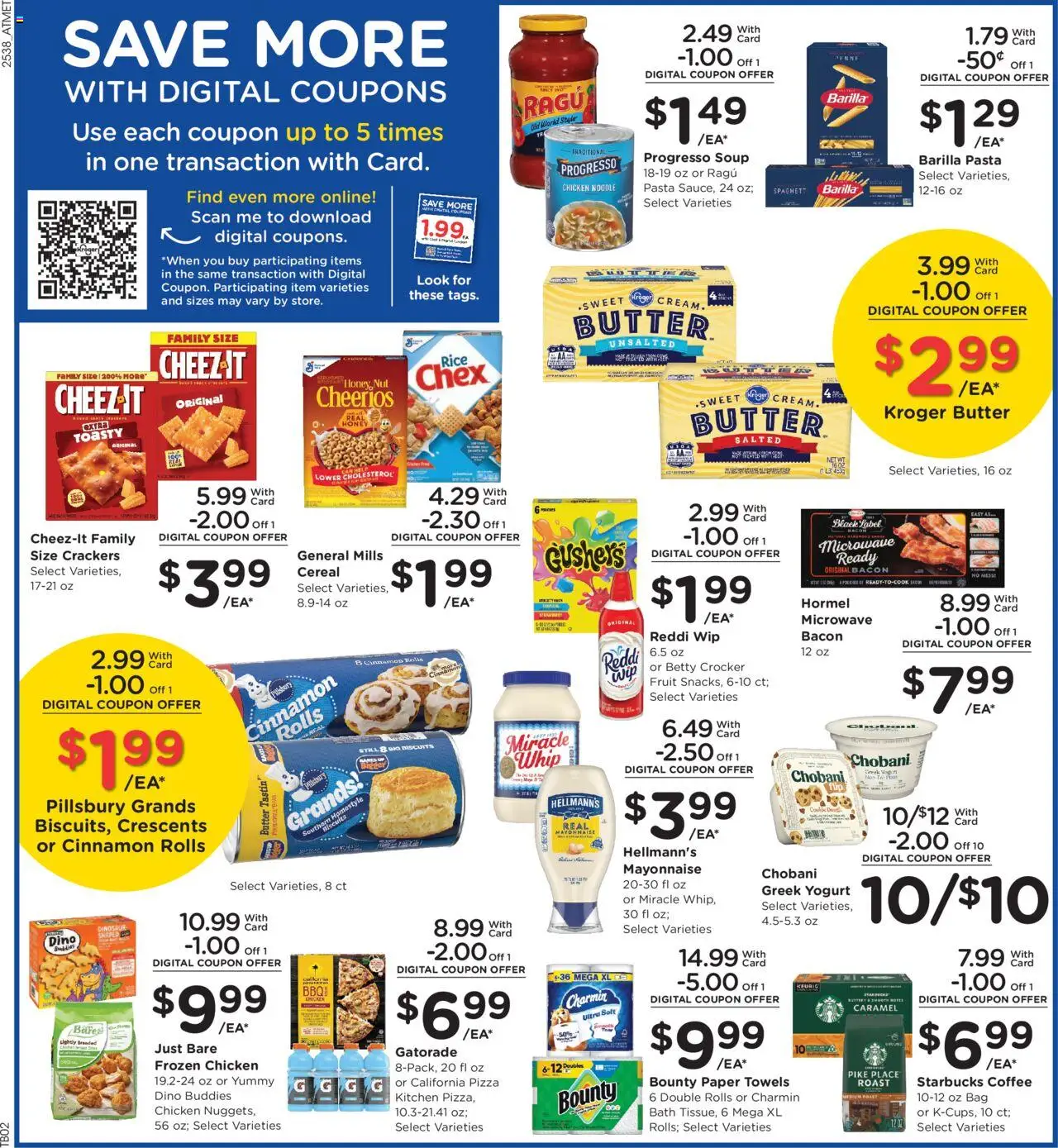 Kroger Weekly Ad - valid from 22.10.2025 | Page: 4 | Products: Butter, Pizza, Rice, Pasta Kroger Weekly Ad - valid from 22.10.2025 | Page: 4 | Products: Butter, Pizza, Rice, Pasta