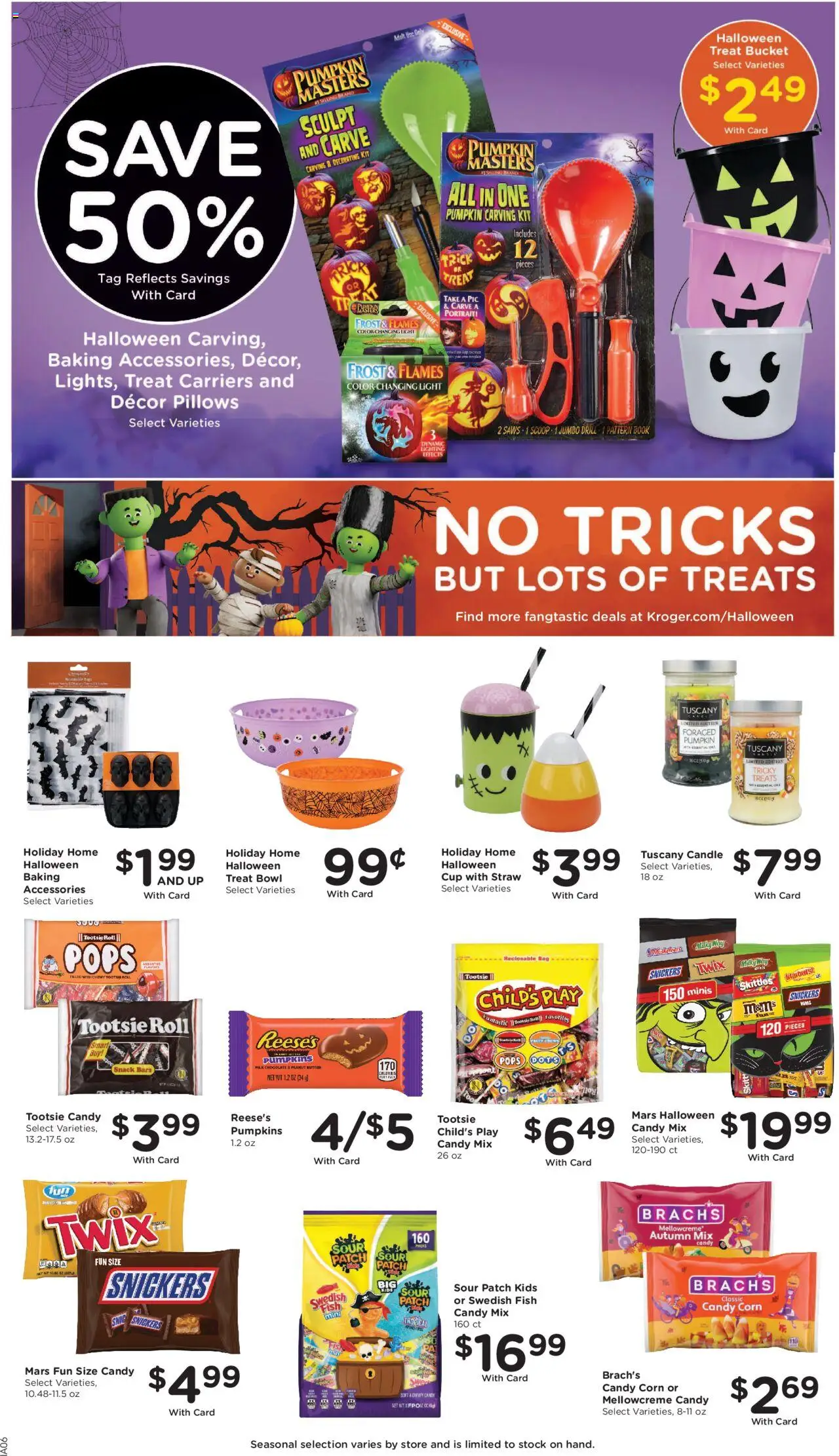 Kroger Weekly Ad - valid from 22.10.2025 | Page: 9 | Products: Corn, Chocolate, Fish, Bag Kroger Weekly Ad - valid from 22.10.2025 | Page: 9 | Products: Corn, Chocolate, Fish, Bag