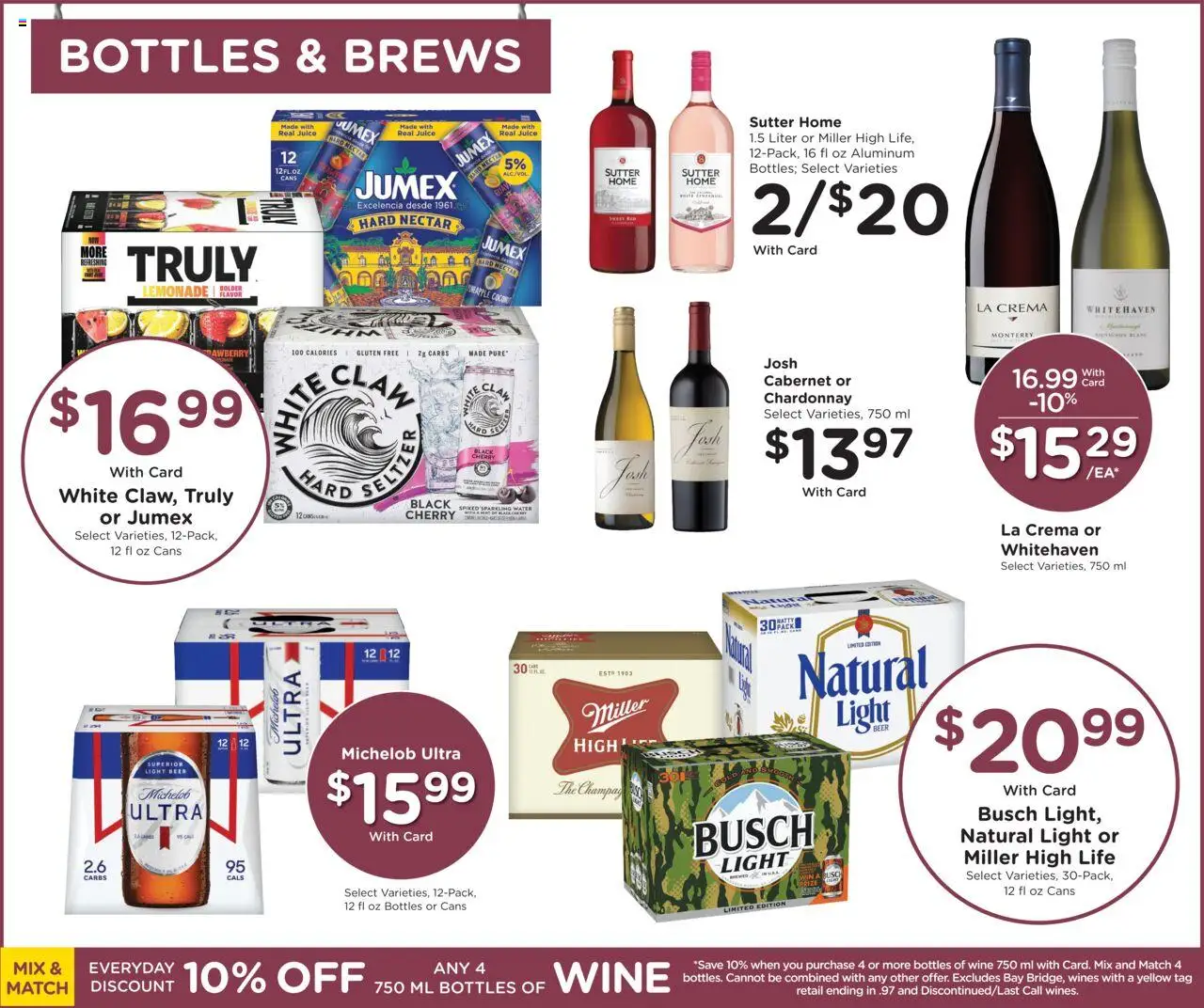 Kroger Weekly Ad - valid from 22.10.2025 | Page: 13 | Products: Juice, Wine, Beer, Water Kroger Weekly Ad - valid from 22.10.2025 | Page: 13 | Products: Juice, Wine, Beer, Water