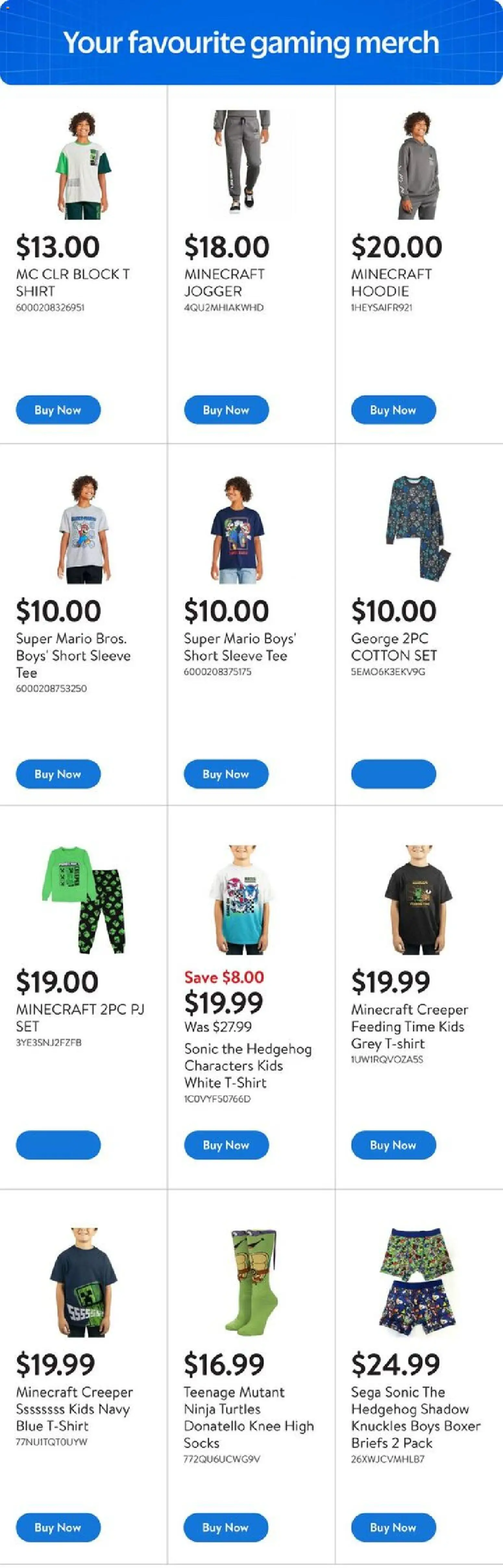 Walmart flyer valid from 23.10.2025 | Page: 7 | Products: Shirt, Tshirt, Socks, Briefs Walmart flyer valid from 23.10.2025 | Page: 7 | Products: Shirt, Tshirt, Socks, Briefs