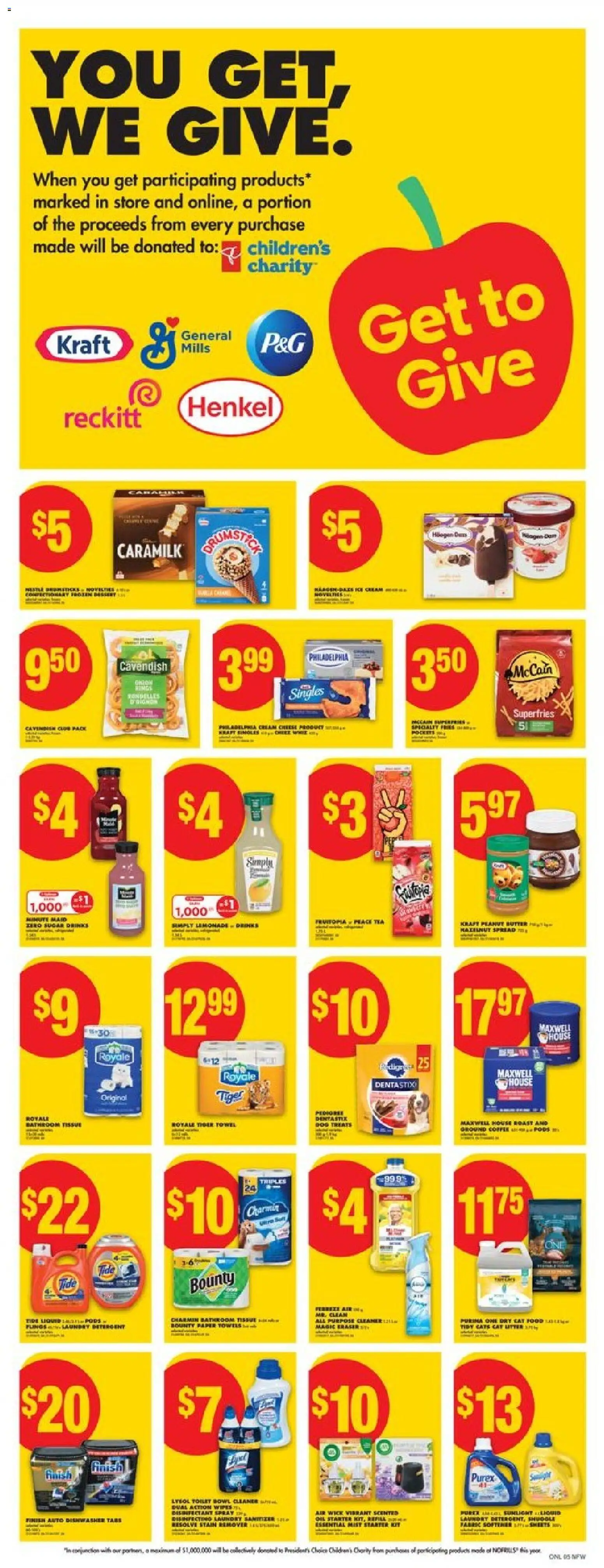 No Frills flyer valid from 23.10.2025 | Page: 10 | Products: Tea, Ice cream, Dishwasher, Chocolate No Frills flyer valid from 23.10.2025 | Page: 10 | Products: Tea, Ice cream, Dishwasher, Chocolate