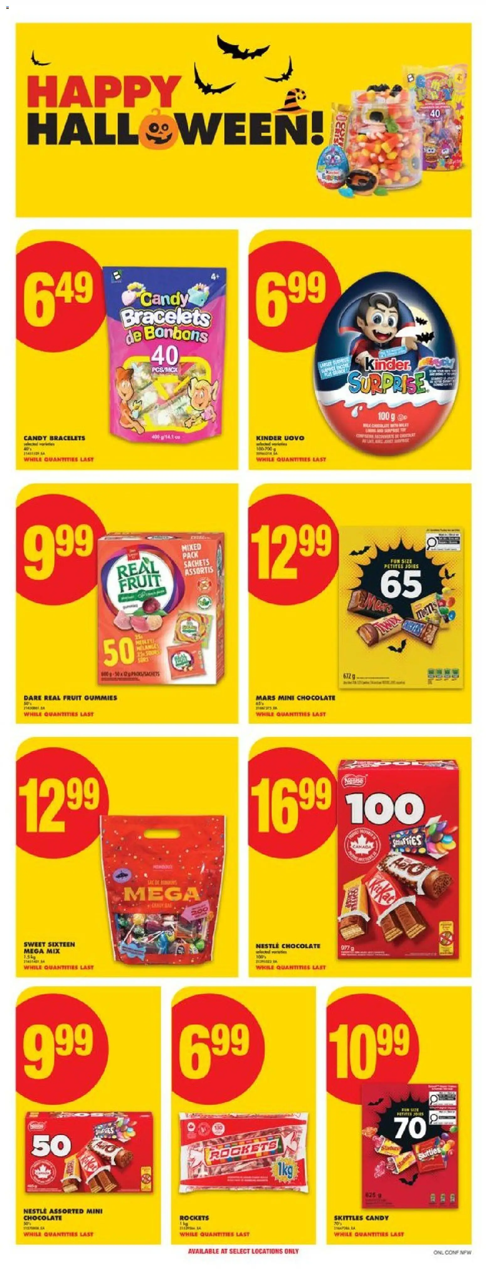 No Frills flyer valid from 23.10.2025 | Page: 13 | Products: Candies, PC, Chocolate No Frills flyer valid from 23.10.2025 | Page: 13 | Products: Candies, PC, Chocolate