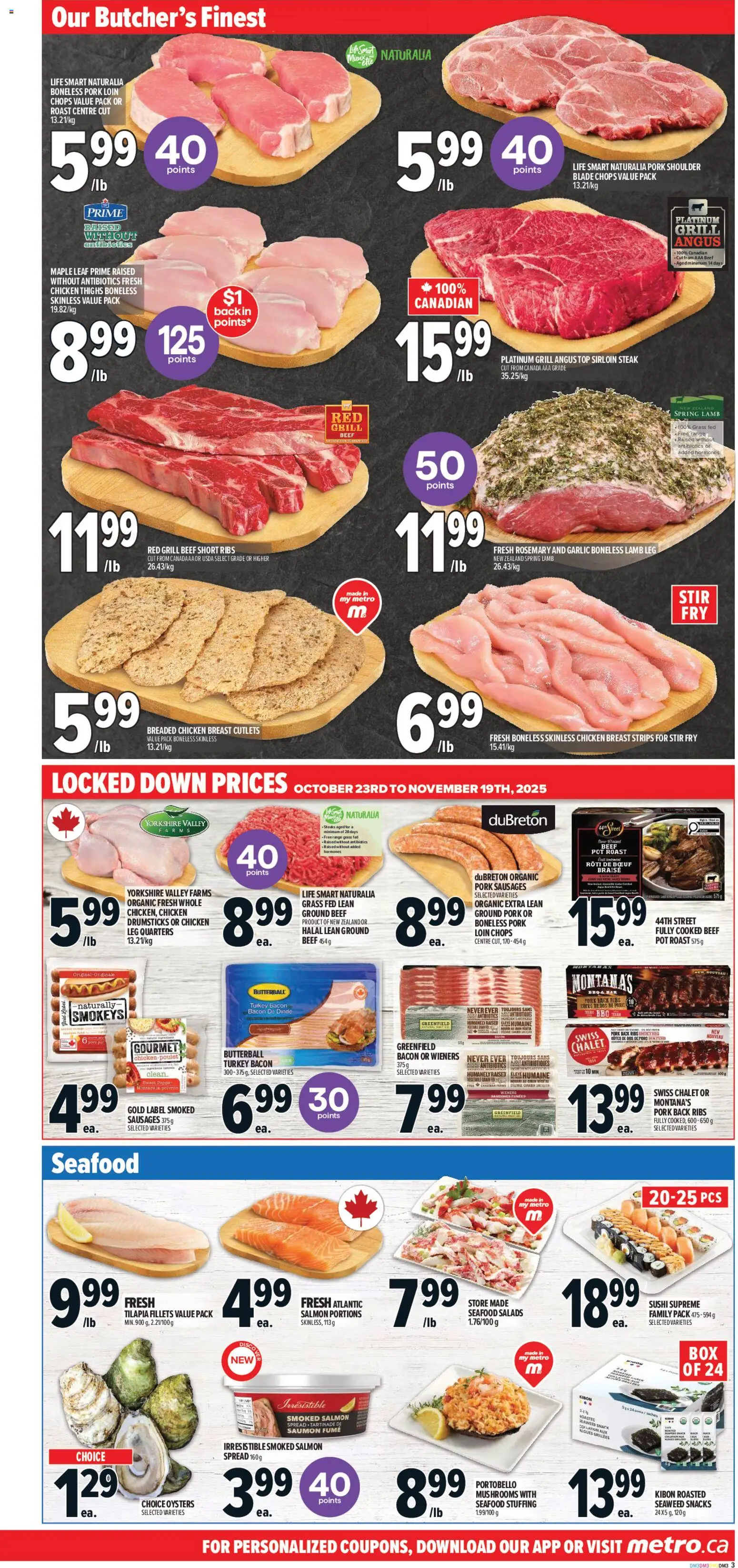 Metro flyer valid from 23.10.2025 | Page: 8 | Products: Turkey, Grill, Chicken, Pork Metro flyer valid from 23.10.2025 | Page: 8 | Products: Turkey, Grill, Chicken, Pork