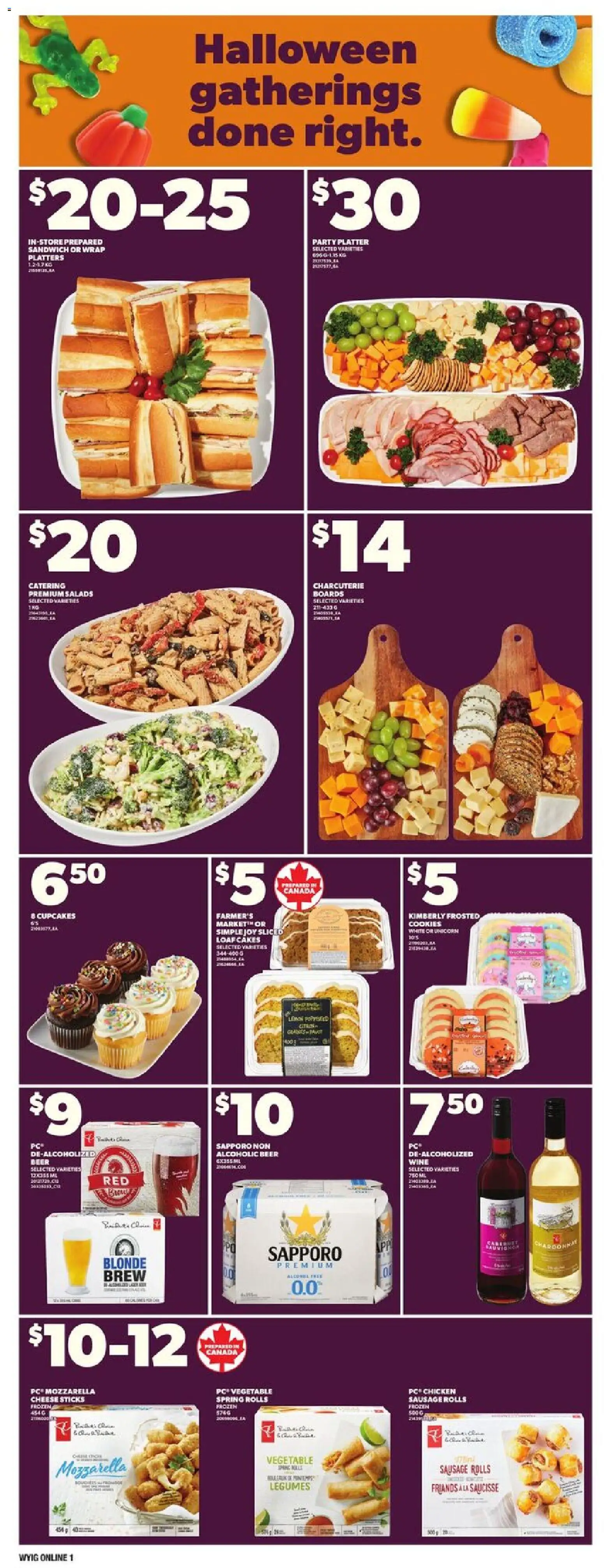 Loblaws flyer valid from 23.10.2025 | Page: 8 | Products: Cookies, PC, Cheese, Chicken Loblaws flyer valid from 23.10.2025 | Page: 8 | Products: Cookies, PC, Cheese, Chicken