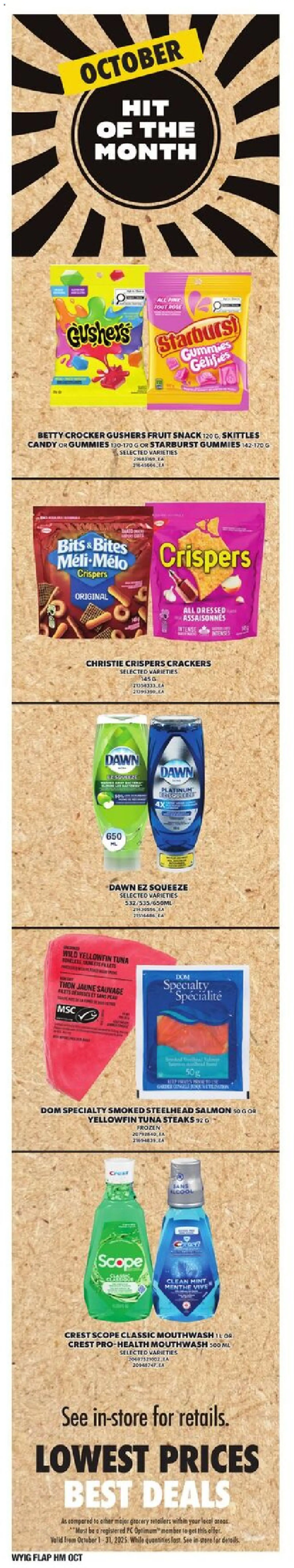 Loblaws flyer valid from 23.10.2025 | Page: 7 | Products: PC, Mouthwash Loblaws flyer valid from 23.10.2025 | Page: 7 | Products: PC, Mouthwash