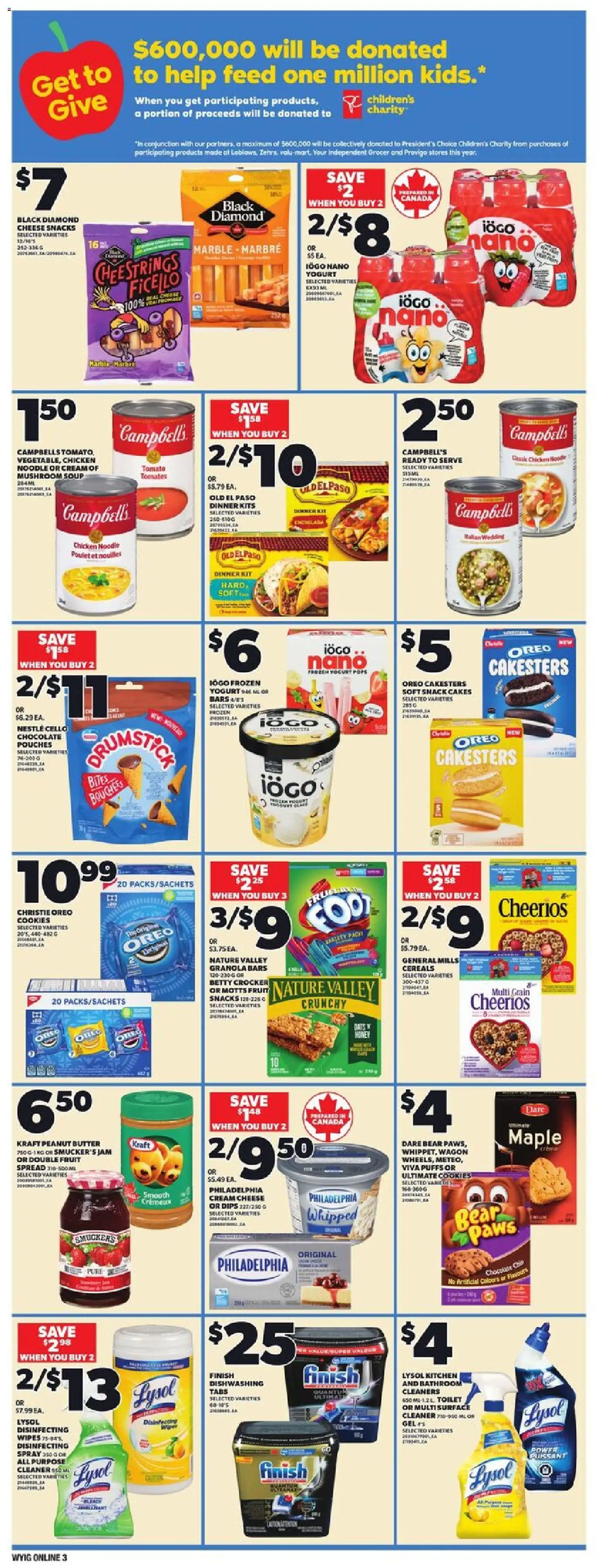 Loblaws flyer valid from 23.10.2025 | Page: 10 | Products: Cereals, Cream, Hoodie, Chocolate Loblaws flyer valid from 23.10.2025 | Page: 10 | Products: Cereals, Cream, Hoodie, Chocolate