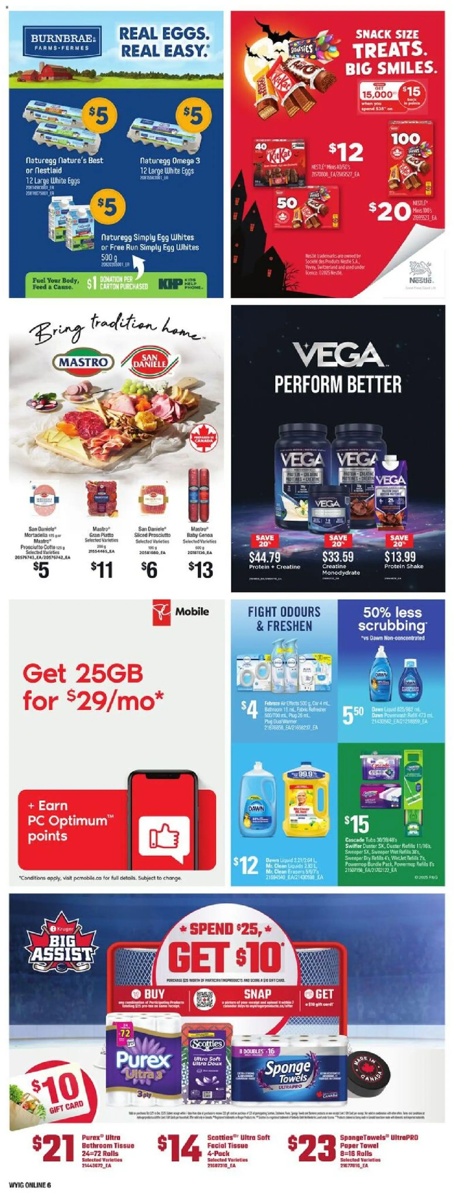 Loblaws flyer valid from 23.10.2025 | Page: 15 | Products: Phone, PC, Sponge, Eggs Loblaws flyer valid from 23.10.2025 | Page: 15 | Products: Phone, PC, Sponge, Eggs