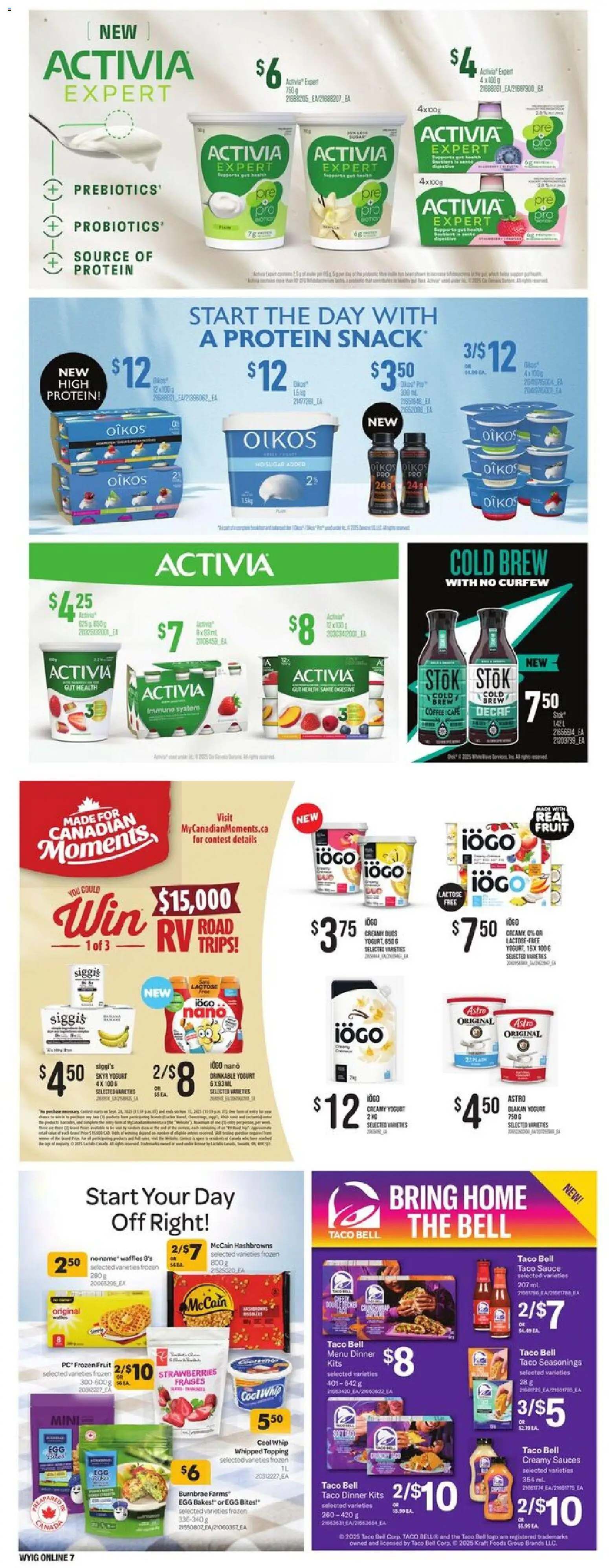 Loblaws flyer valid from 23.10.2025 | Page: 16 | Products: Strawberries, PC, Yogurt, Coffee Loblaws flyer valid from 23.10.2025 | Page: 16 | Products: Strawberries, PC, Yogurt, Coffee