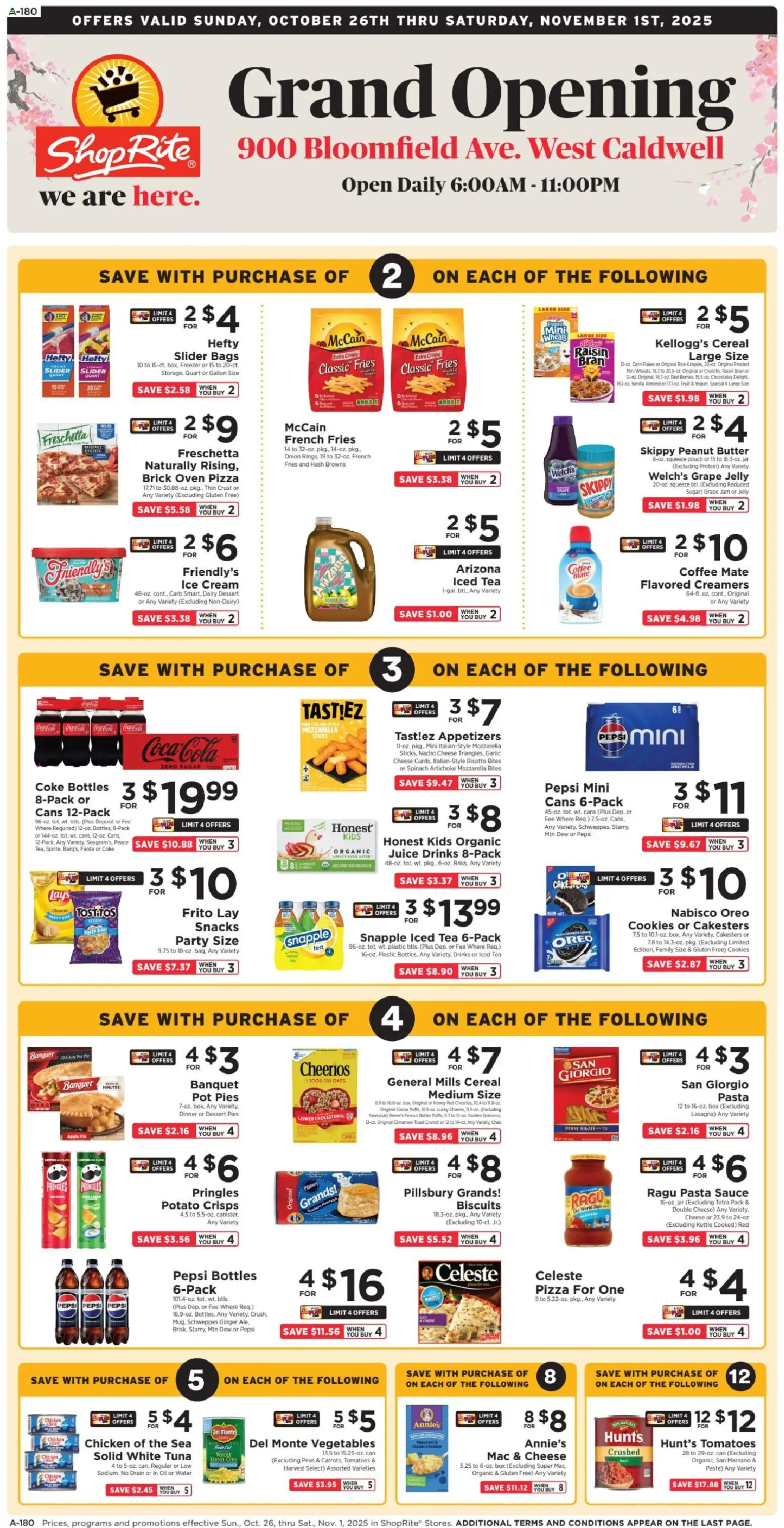 ShopRite Grand Opening - valid from 23.10.2025 | Page: 1 | Products: Ginger, Juice, Flakes, Water ShopRite Grand Opening - valid from 23.10.2025 | Page: 1 | Products: Ginger, Juice, Flakes, Water