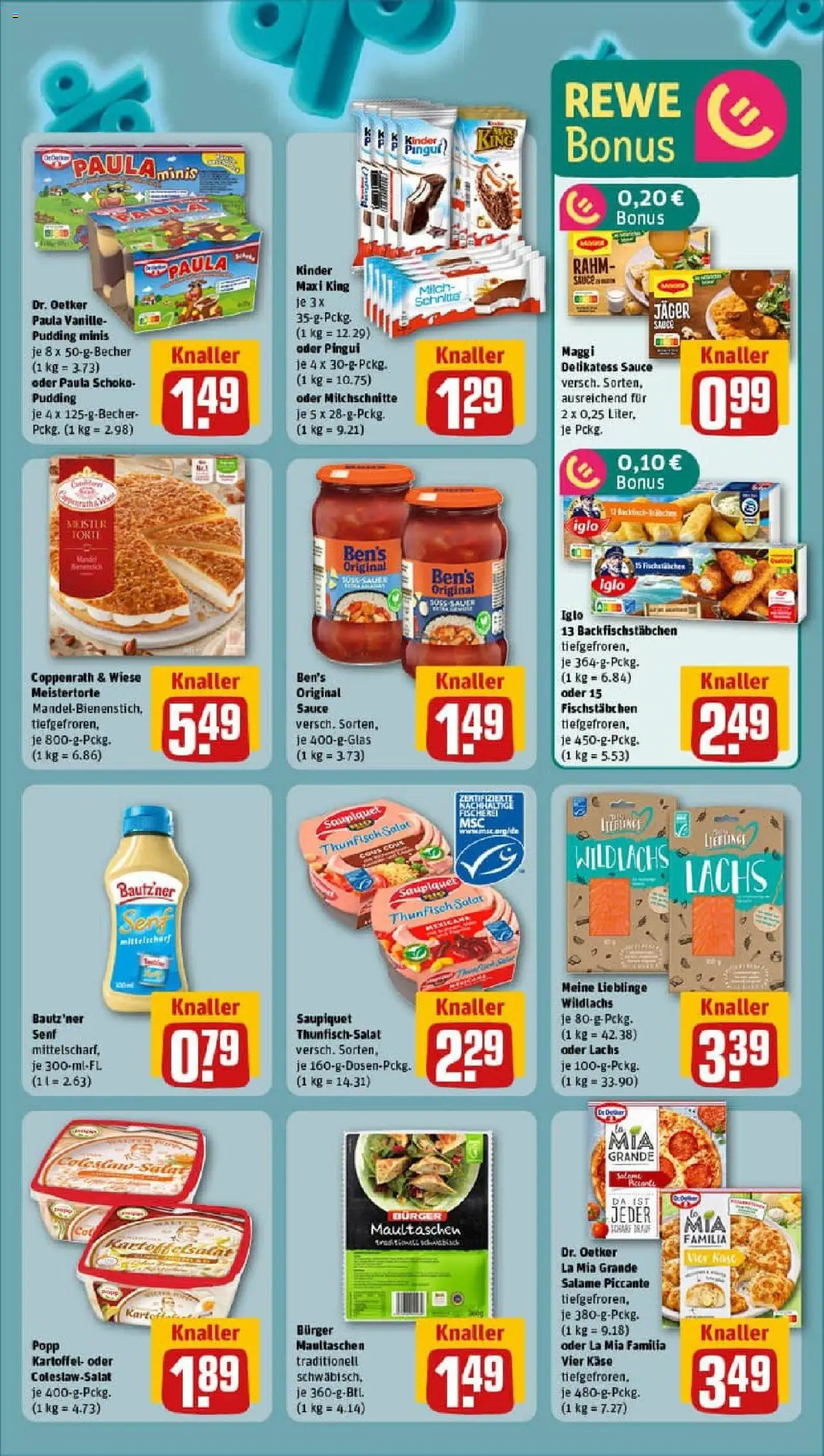 Rewe prospekt Kirchhain	 – gültig ab 28.09.2025 | Seite: 5 | Produkte: Maggi, Käse, Thunfisch, Lachs Rewe prospekt Kirchhain	 – gültig ab 28.09.2025 | Seite: 5 | Produkte: Maggi, Käse, Thunfisch, Lachs