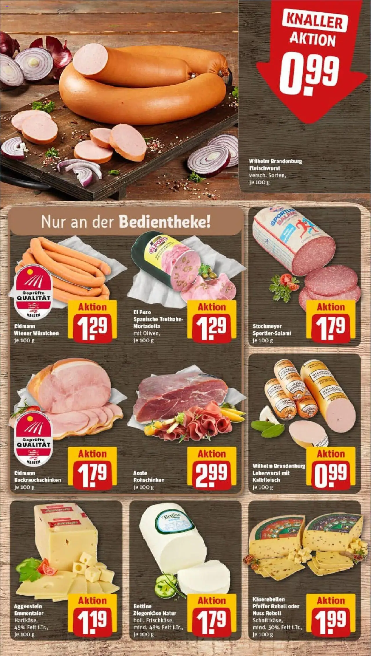 Rewe prospekt Kirchhain	 – gültig ab 28.09.2025 | Seite: 13 | Produkte: Wiener wurstchen, Käse, Pfeffer, Salami Rewe prospekt Kirchhain	 – gültig ab 28.09.2025 | Seite: 13 | Produkte: Wiener wurstchen, Käse, Pfeffer, Salami