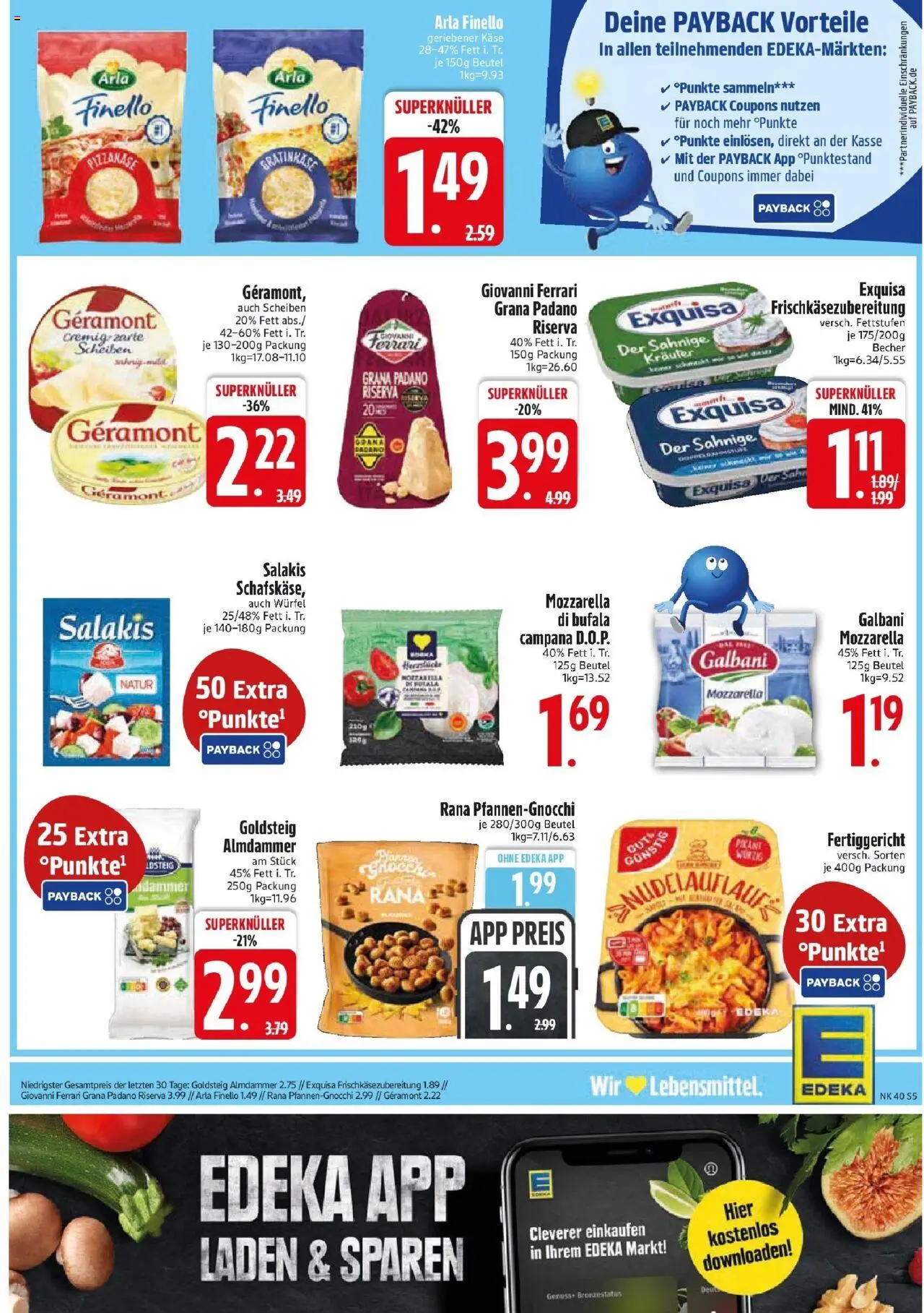 Edeka prospekt Haar – gültig ab 29.09.2025 | Seite: 5 | Produkte: Geramont, Käse, Exquisa, Salakis Edeka prospekt Haar – gültig ab 29.09.2025 | Seite: 5 | Produkte: Geramont, Käse, Exquisa, Salakis