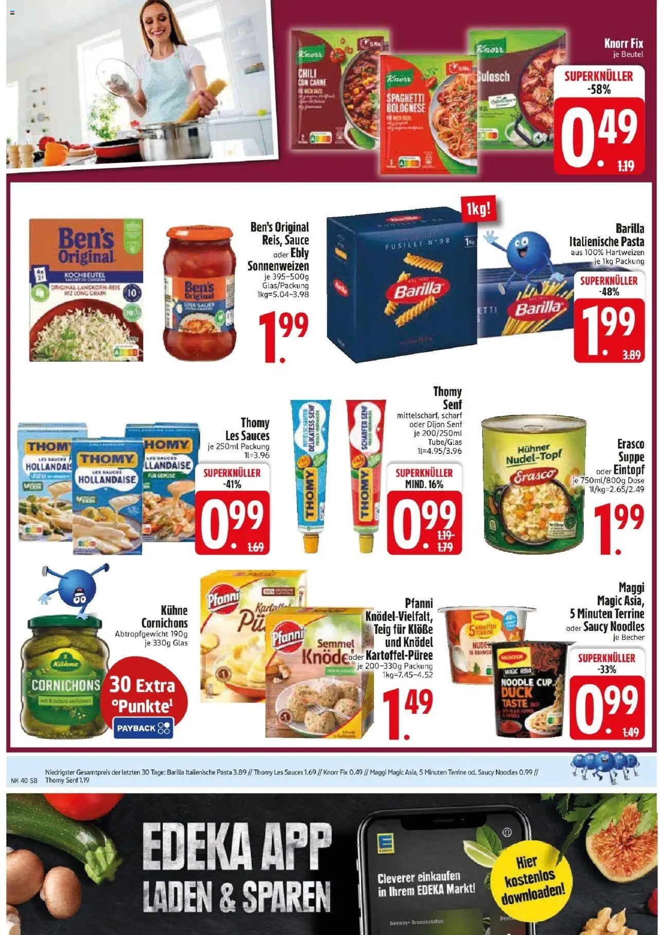 Edeka prospekt Haar – gültig ab 29.09.2025 | Seite: 8 | Produkte: Maggi, Knorr, Pasta, Erasco Edeka prospekt Haar – gültig ab 29.09.2025 | Seite: 8 | Produkte: Maggi, Knorr, Pasta, Erasco