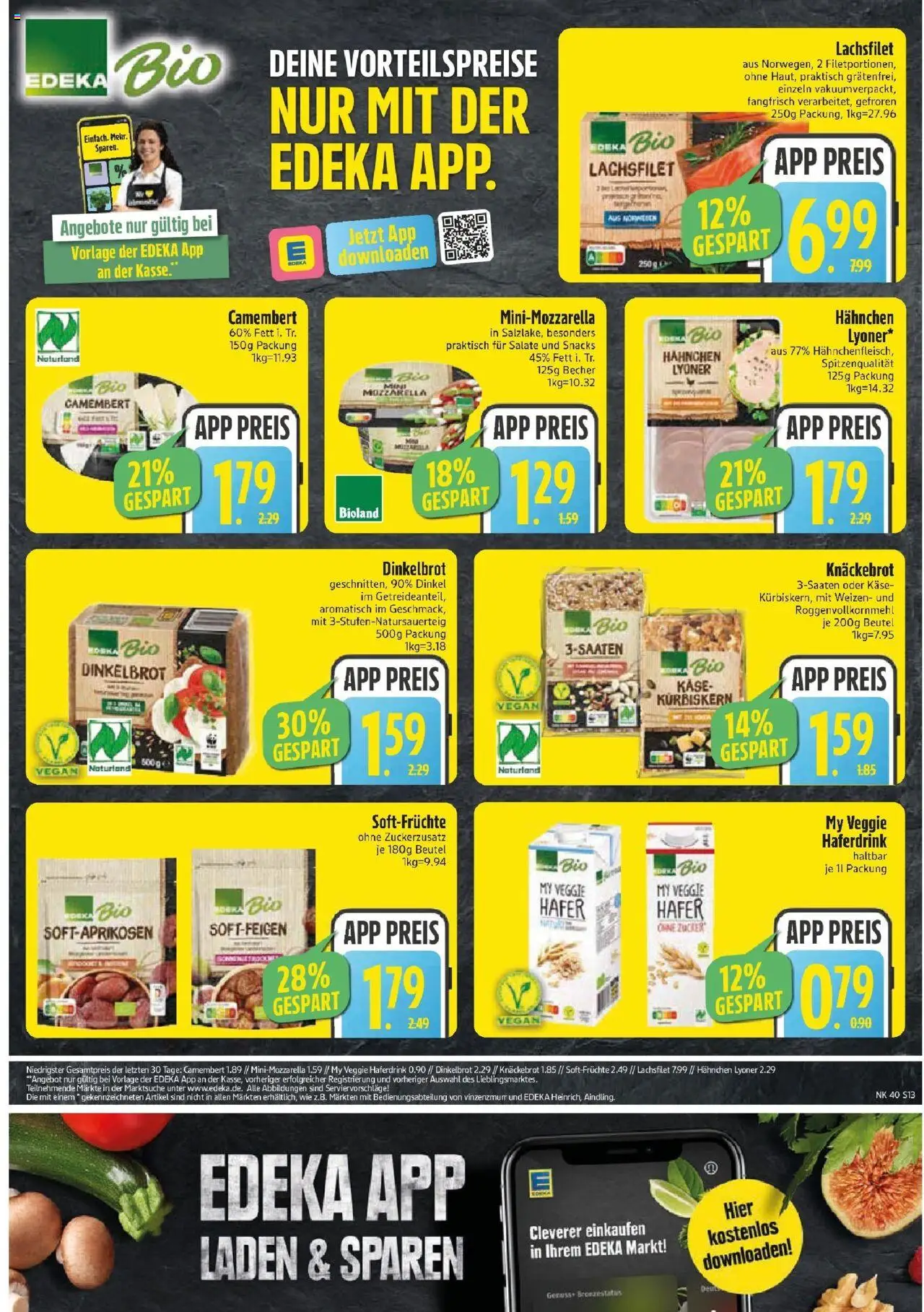 Edeka prospekt Haar – gültig ab 29.09.2025 | Seite: 13 | Produkte: Käse, Mozzarella, Box, Haferdrink Edeka prospekt Haar – gültig ab 29.09.2025 | Seite: 13 | Produkte: Käse, Mozzarella, Box, Haferdrink