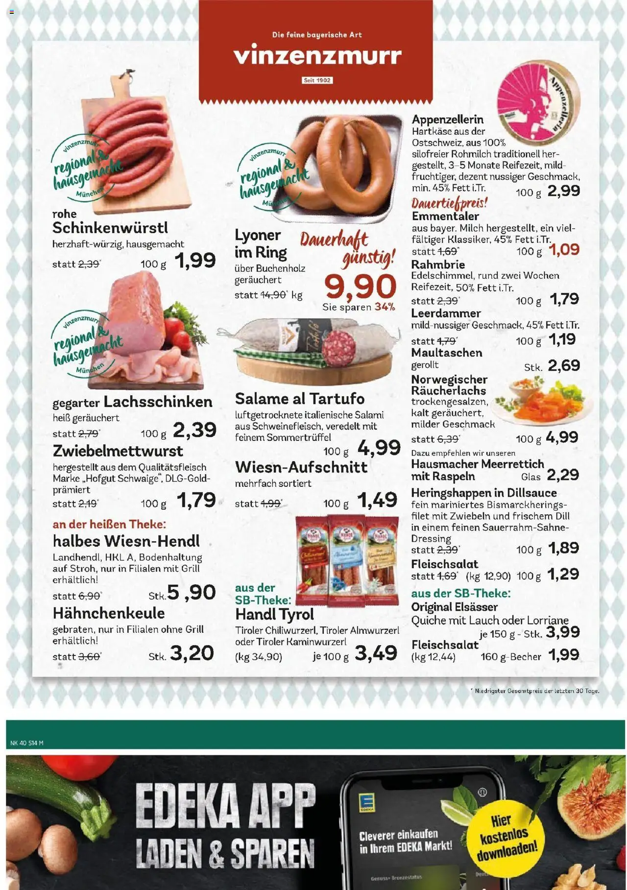 Edeka prospekt Haar – gültig ab 29.09.2025 | Seite: 14 | Produkte: Grill, Milch, Dill, Maultaschen Edeka prospekt Haar – gültig ab 29.09.2025 | Seite: 14 | Produkte: Grill, Milch, Dill, Maultaschen