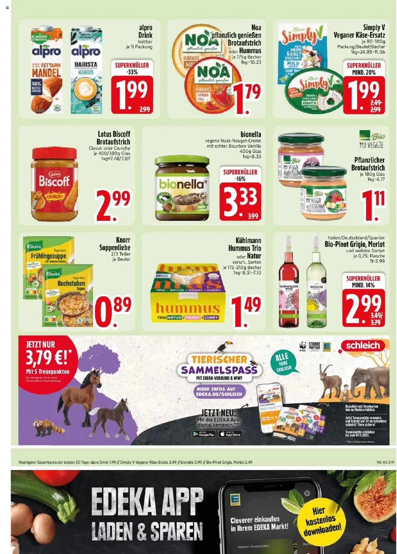 Edeka prospekt Haar – gültig ab 29.09.2025 | Seite: 19 | Produkte: Butter, Merlot, Knorr, Alpro Edeka prospekt Haar – gültig ab 29.09.2025 | Seite: 19 | Produkte: Butter, Merlot, Knorr, Alpro