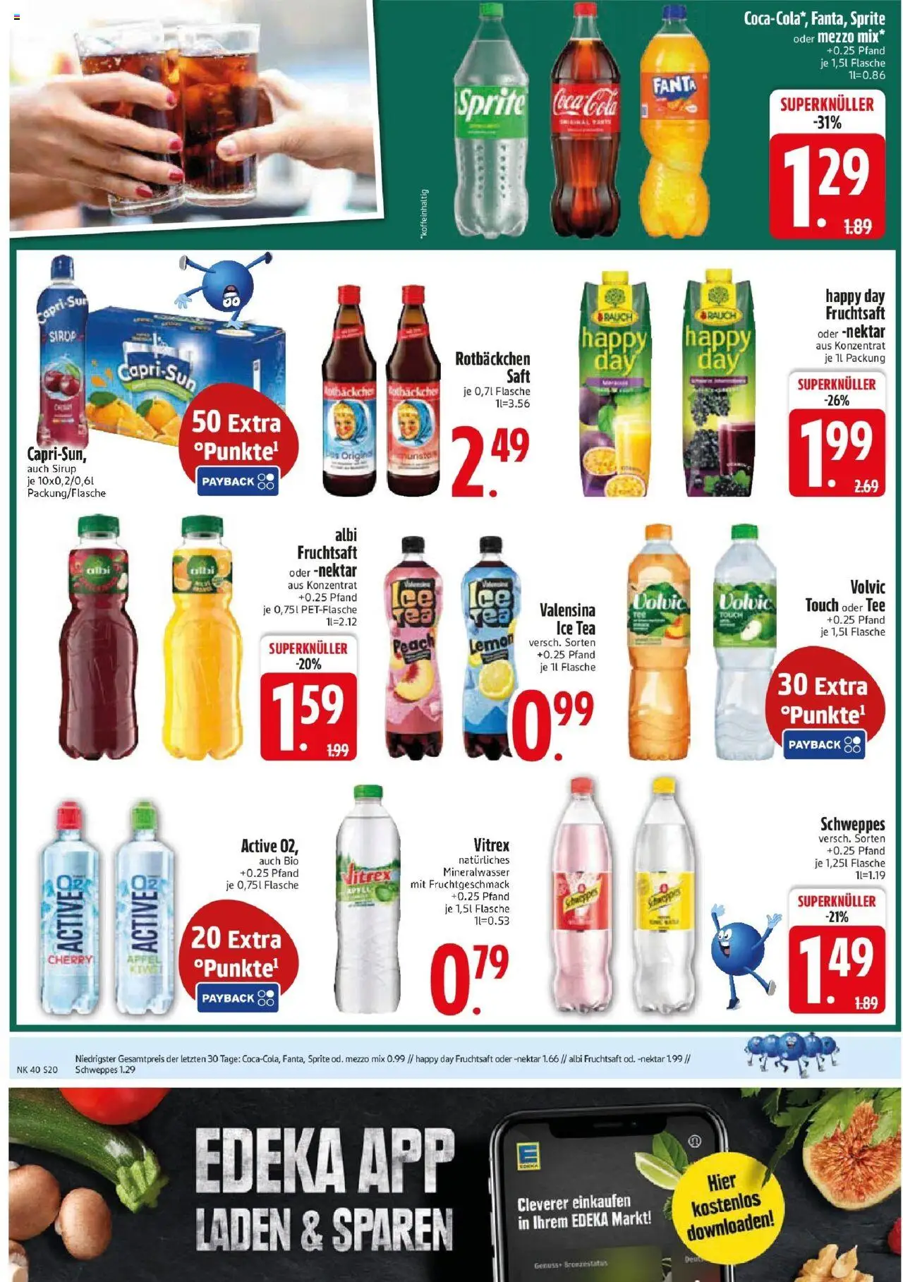 Edeka prospekt Haar – gültig ab 29.09.2025 | Seite: 20 | Produkte: Mezzo mix, Cola, Mineralwasser, Volvic Edeka prospekt Haar – gültig ab 29.09.2025 | Seite: 20 | Produkte: Mezzo mix, Cola, Mineralwasser, Volvic
