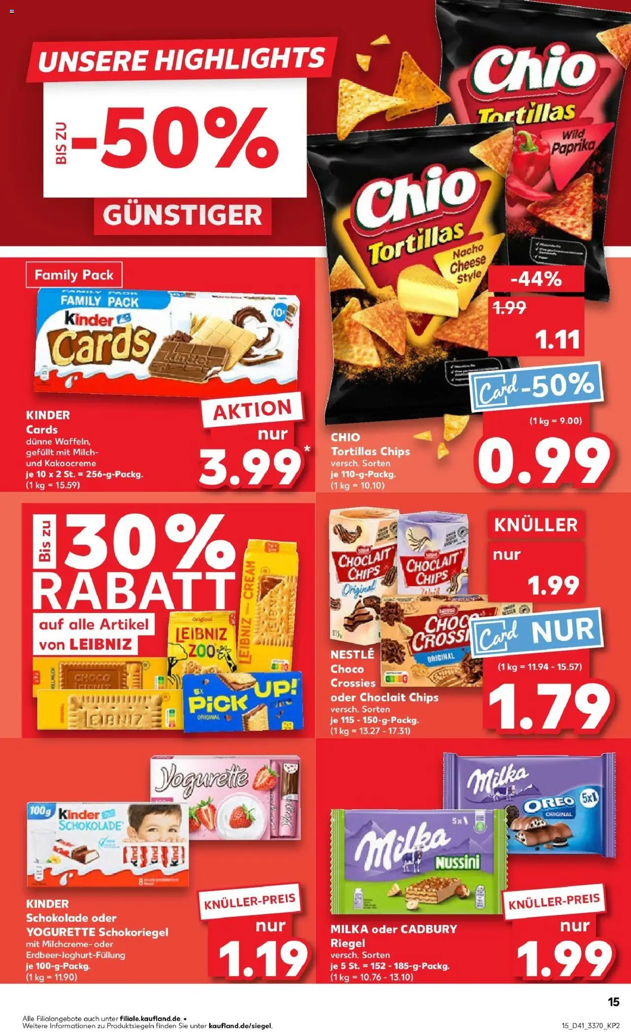 Kaufland prospekt Oranienburg	 – gültig ab 13.10.2025 | Seite: 15 | Produkte: Yogurette, Paprika, Chio tortillas, Chips Kaufland prospekt Oranienburg	 – gültig ab 13.10.2025 | Seite: 15 | Produkte: Yogurette, Paprika, Chio tortillas, Chips