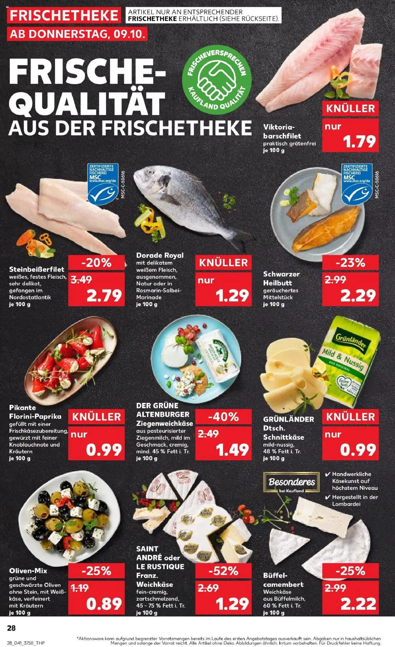 Kaufland prospekt Oranienburg	 – gültig ab 13.10.2025 | Seite: 28 | Produkte: Dorade, Grunlander Kaufland prospekt Oranienburg	 – gültig ab 13.10.2025 | Seite: 28 | Produkte: Dorade, Grunlander
