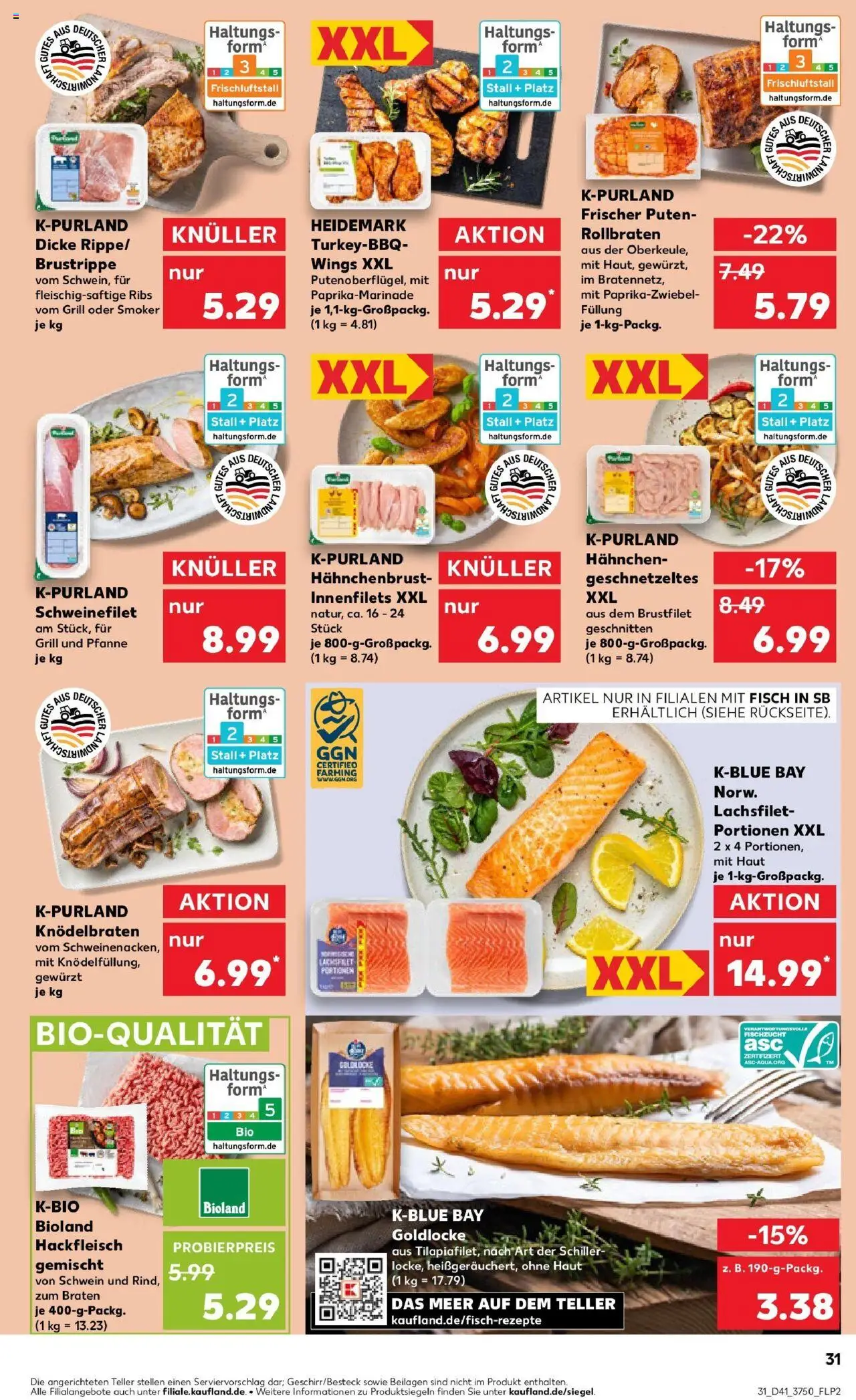 Kaufland prospekt Oranienburg	 – gültig ab 13.10.2025 | Seite: 31 | Produkte: Grill, Schweinefilet, Fisch, Hahnchenbrust Kaufland prospekt Oranienburg	 – gültig ab 13.10.2025 | Seite: 31 | Produkte: Grill, Schweinefilet, Fisch, Hahnchenbrust