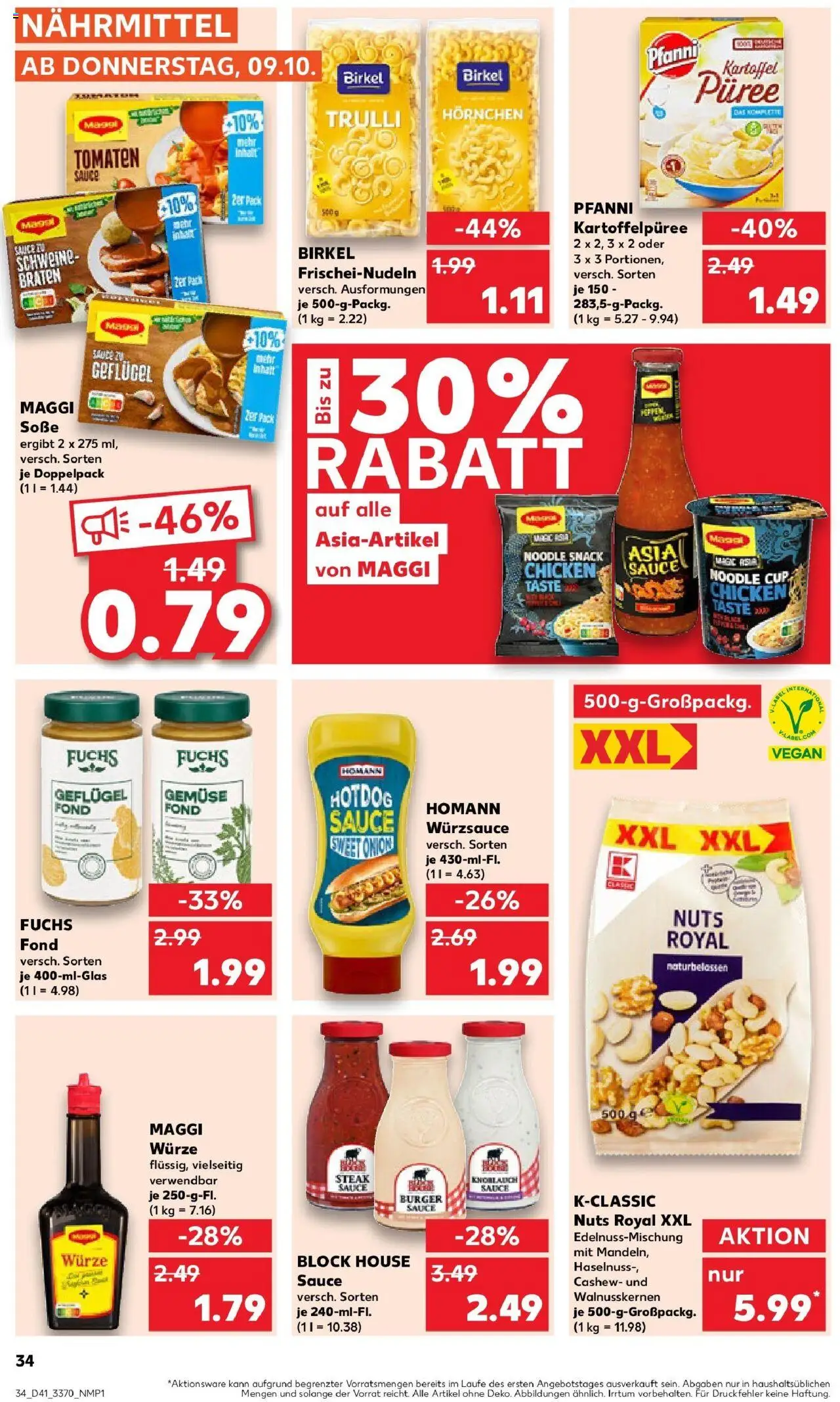 Kaufland prospekt Oranienburg	 – gültig ab 13.10.2025 | Seite: 34 | Produkte: Soße, Knoblauch, Pasta, Steak Kaufland prospekt Oranienburg	 – gültig ab 13.10.2025 | Seite: 34 | Produkte: Soße, Knoblauch, Pasta, Steak