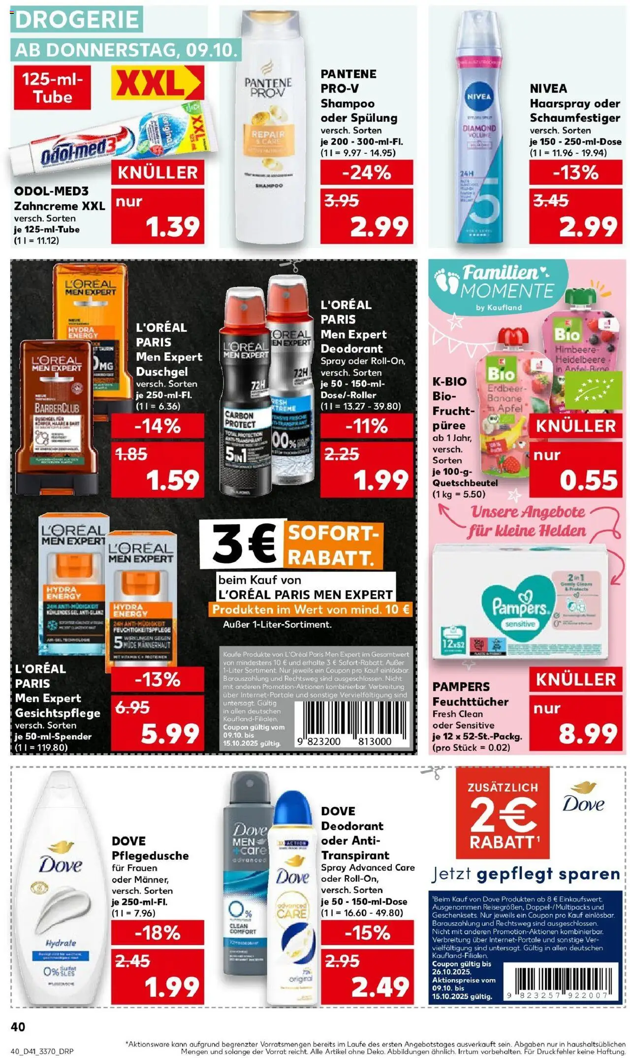 Kaufland prospekt Oranienburg	 – gültig ab 13.10.2025 | Seite: 40 | Produkte: Energy, Äpfel, Haarspray, Shower Gel Kaufland prospekt Oranienburg	 – gültig ab 13.10.2025 | Seite: 40 | Produkte: Energy, Äpfel, Haarspray, Shower Gel