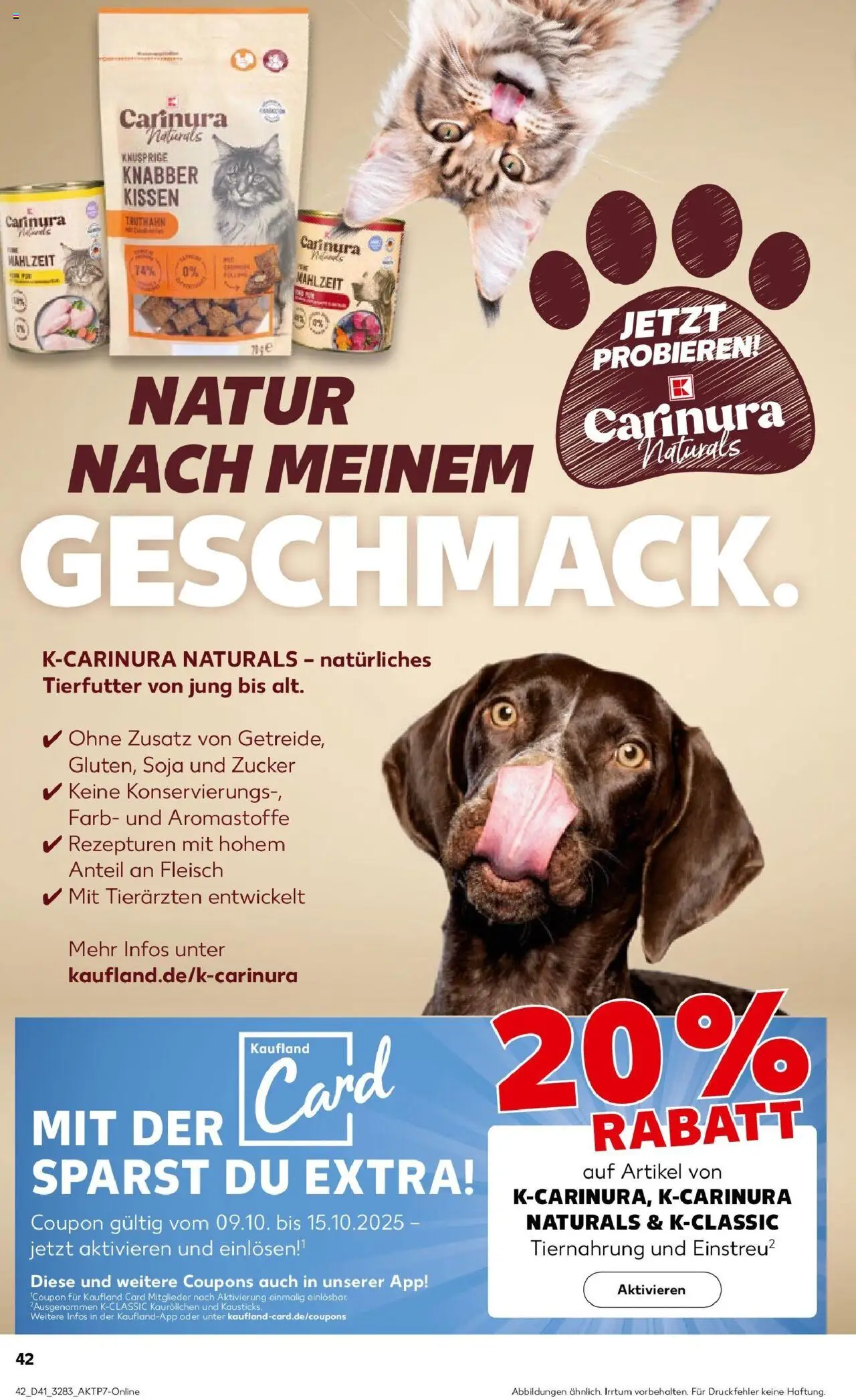 Kaufland prospekt Oranienburg	 – gültig ab 13.10.2025 | Seite: 42 | Produkte: Kissen, Zucker, Fleisch Kaufland prospekt Oranienburg	 – gültig ab 13.10.2025 | Seite: 42 | Produkte: Kissen, Zucker, Fleisch