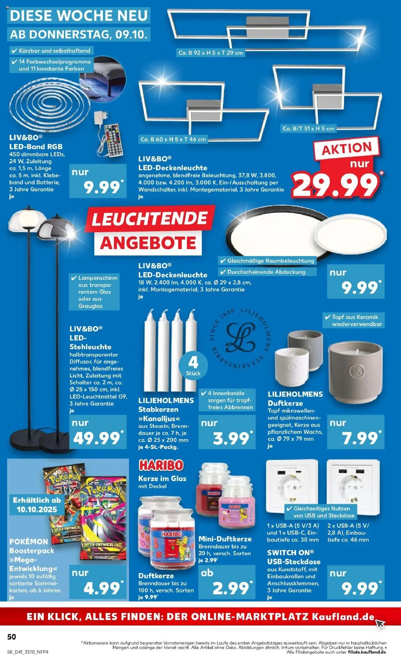 Kaufland prospekt Oranienburg	 – gültig ab 13.10.2025 | Seite: 50 | Produkte: USB, Haribo, Steckdose, Lampenschirm Kaufland prospekt Oranienburg	 – gültig ab 13.10.2025 | Seite: 50 | Produkte: USB, Haribo, Steckdose, Lampenschirm