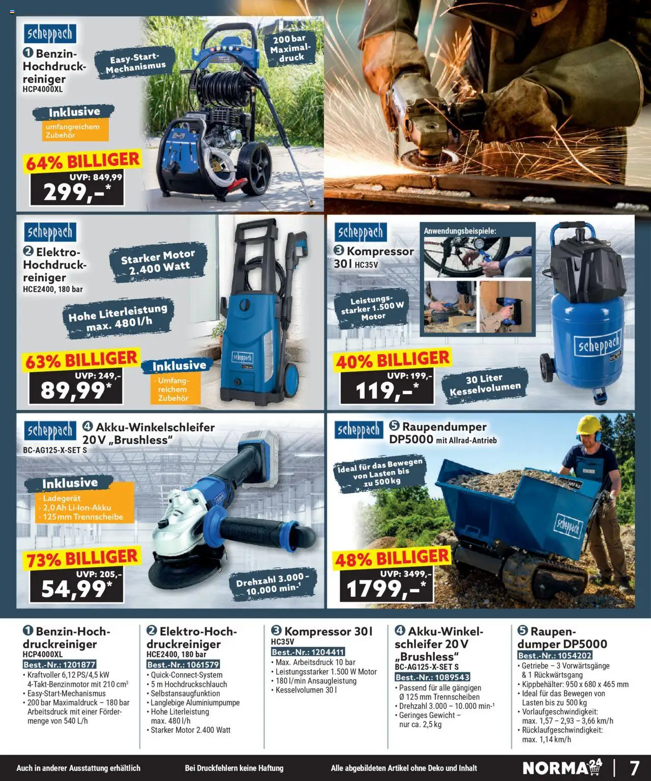 Norma Bestellmagazin Oktober 2025 – gültig ab 01.10.2025 | Seite: 7 | Produkte: Gewicht, Ladegerät Norma Bestellmagazin Oktober 2025 – gültig ab 01.10.2025 | Seite: 7 | Produkte: Gewicht, Ladegerät